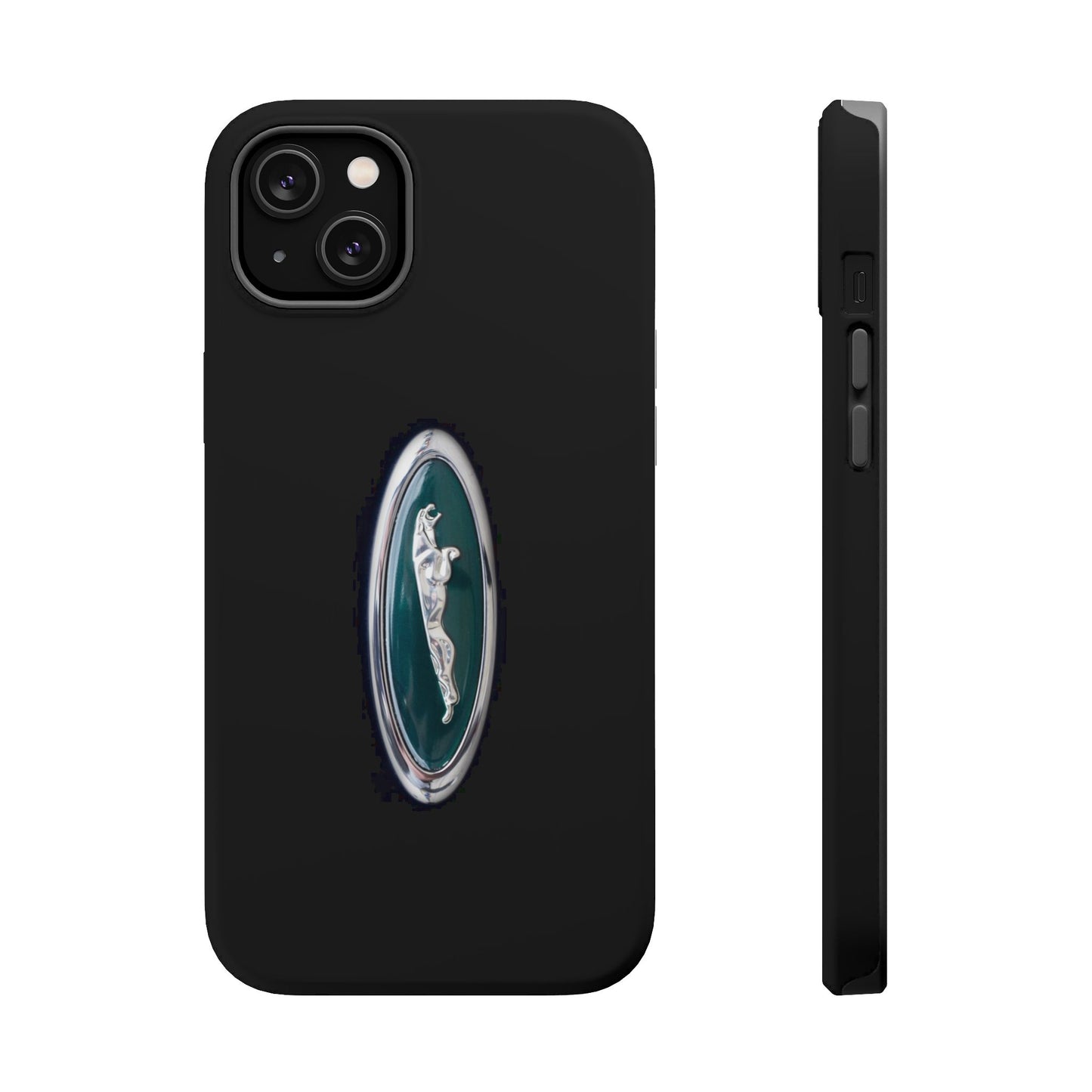 Magnetic Tough Cases, Classic Jaguar 'Leaper' Car Badge, Car Lover Gift, Protective iPhone Cover, Unique Design, Automotive Enthusiast