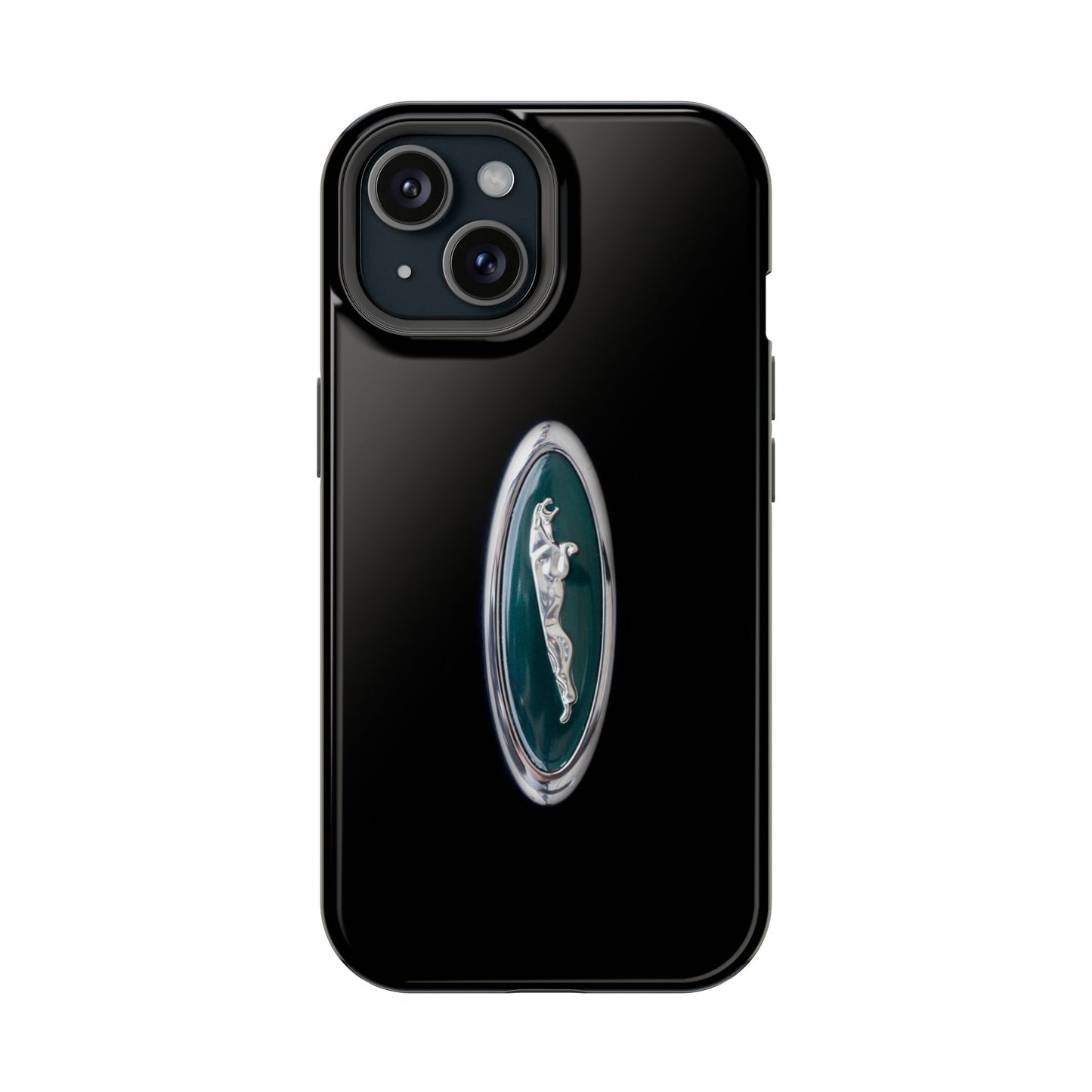 Magnetic Tough Cases, Classic Jaguar 'Leaper' Car Badge, Car Lover Gift, Protective iPhone Cover, Unique Design, Automotive Enthusiast