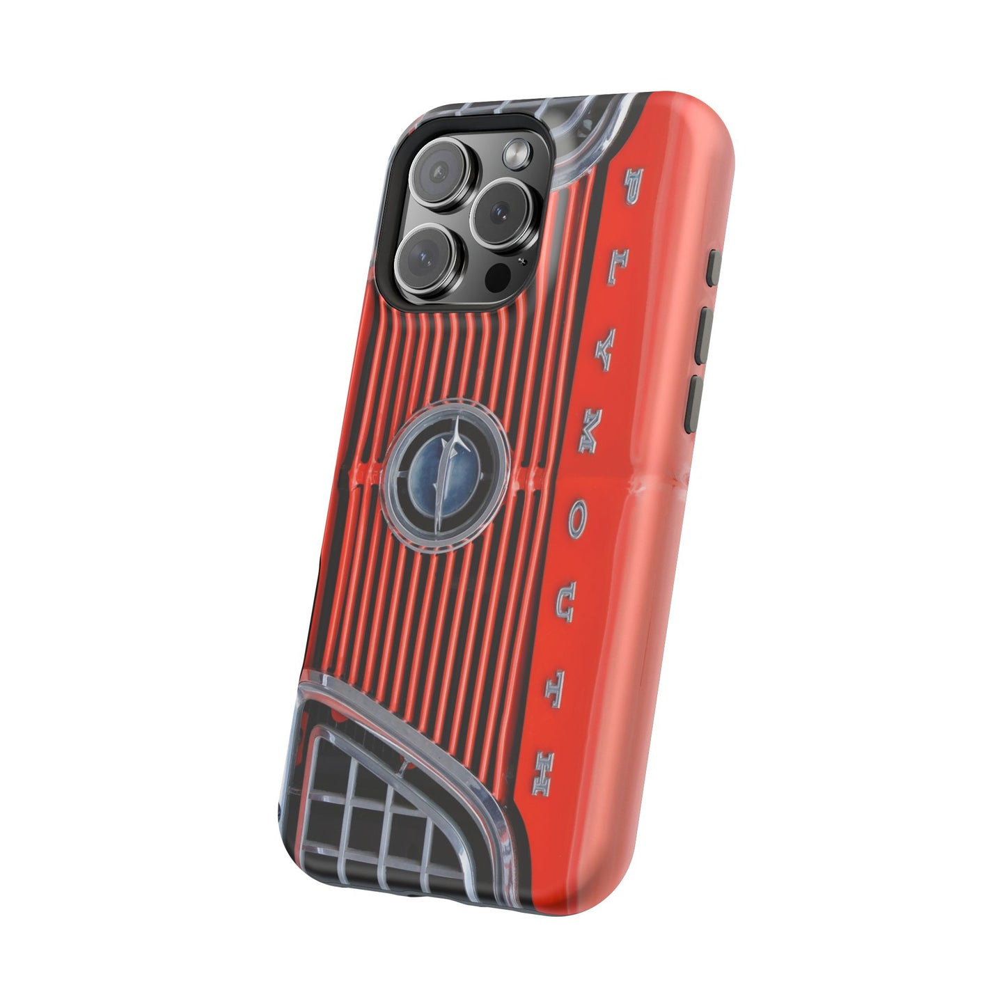 Car Enthusiast Phone Case, Muscle Car Lover Gift, Automotive Grill Design, Auto Fan Accessory, Vehicle Logo Cover, Retro Classic Car