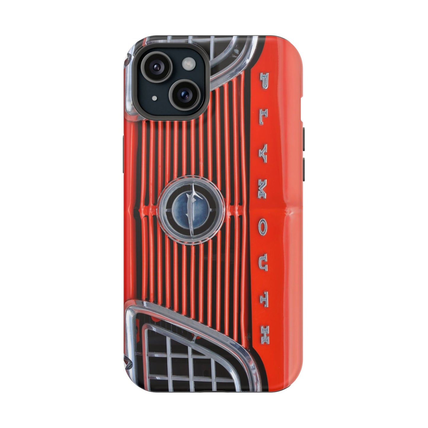 Car Enthusiast Phone Case, Muscle Car Lover Gift, Automotive Grill Design, Auto Fan Accessory, Vehicle Logo Cover, Retro Classic Car