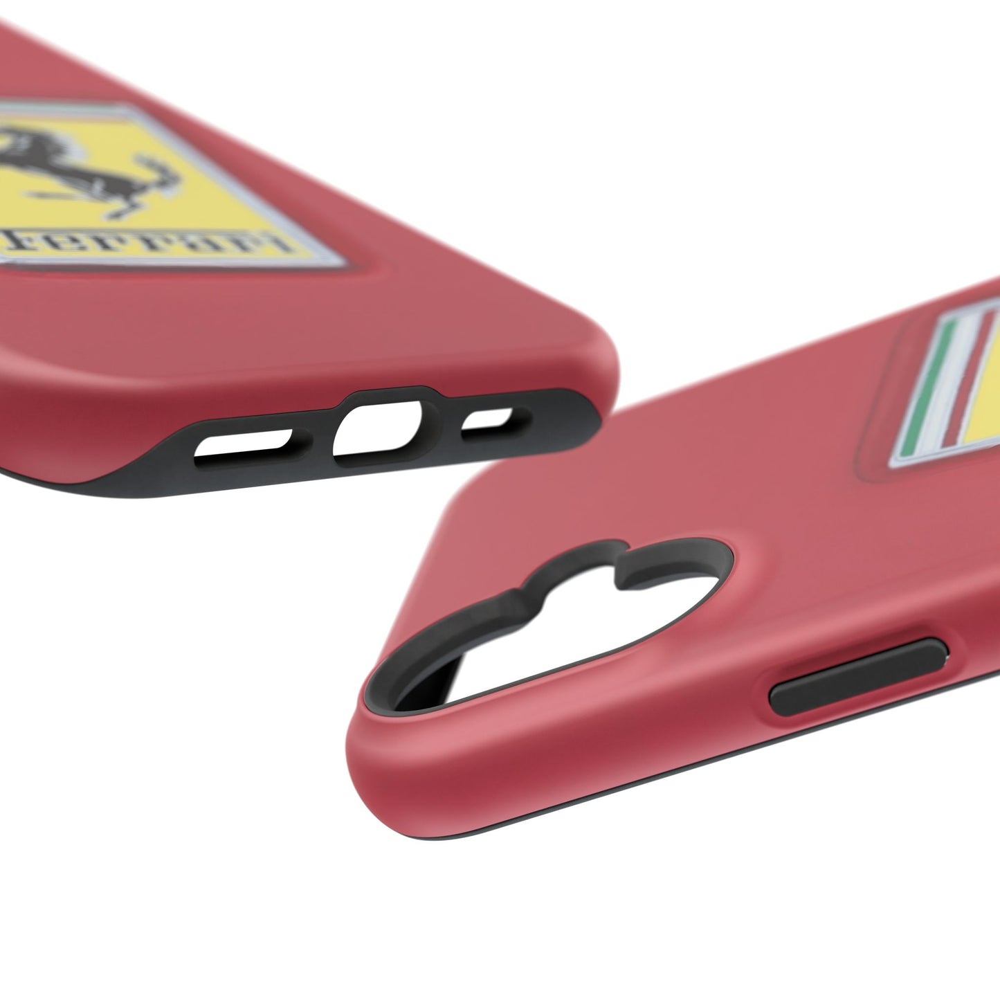 Magnetic iPhone Cases, Legendary Ferrari Badge Design, Tough Phone Case, Protective Cover, Custom Smartphone Shell, Unique Mobile Accessory