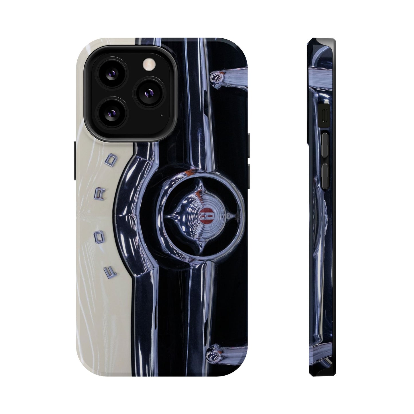 Vintage Car Magnetic Tough iPhone Cases - Automotive Lover's Phone Covers, Gift for Car Enthusiasts, Classic Car Accessories, Unique Phone