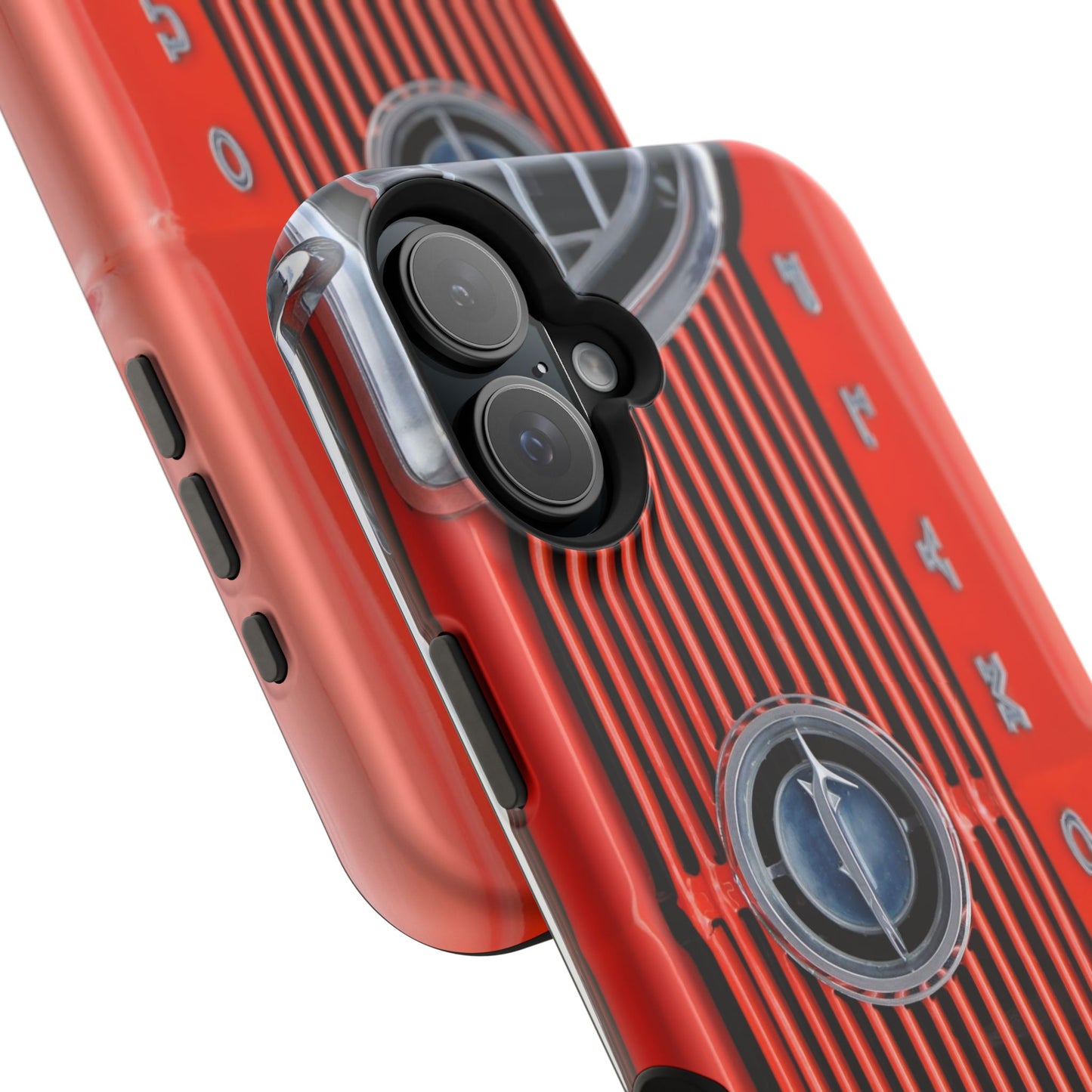 Car Enthusiast Phone Case, Muscle Car Lover Gift, Automotive Grill Design, Auto Fan Accessory, Vehicle Logo Cover, Retro Classic Car