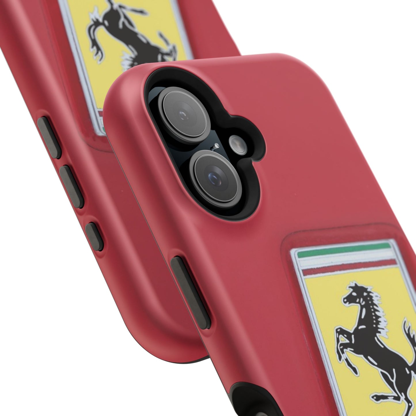 Magnetic iPhone Cases, Legendary Ferrari Badge Design, Tough Phone Case, Protective Cover, Custom Smartphone Shell, Unique Mobile Accessory