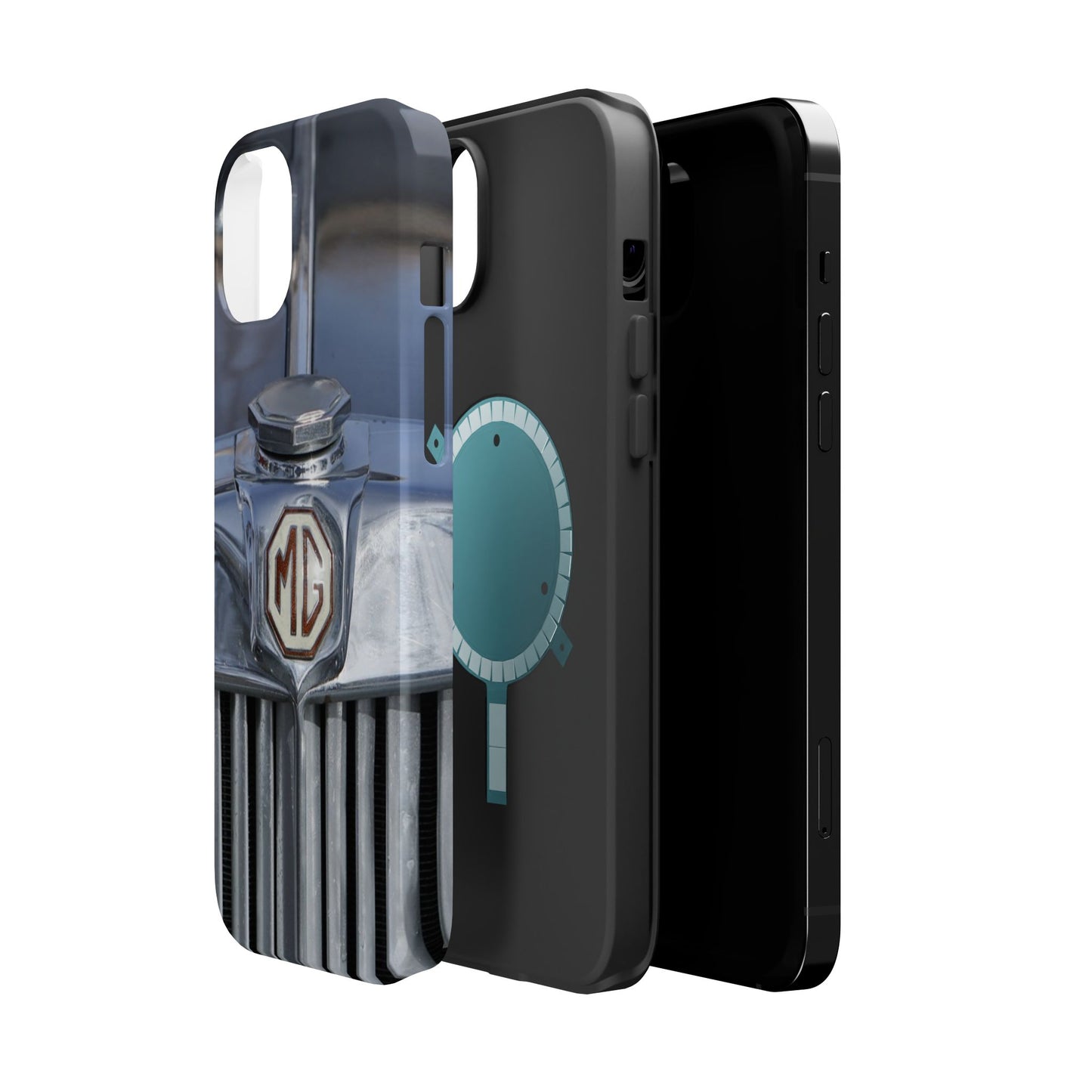 iPhone Case, 1953 MG TD Classic Sports Car Magnetic Tough Case, Vintage Car Gift, Car Enthusiast Phone Cover, Vehicle Lover Tech Accessory,