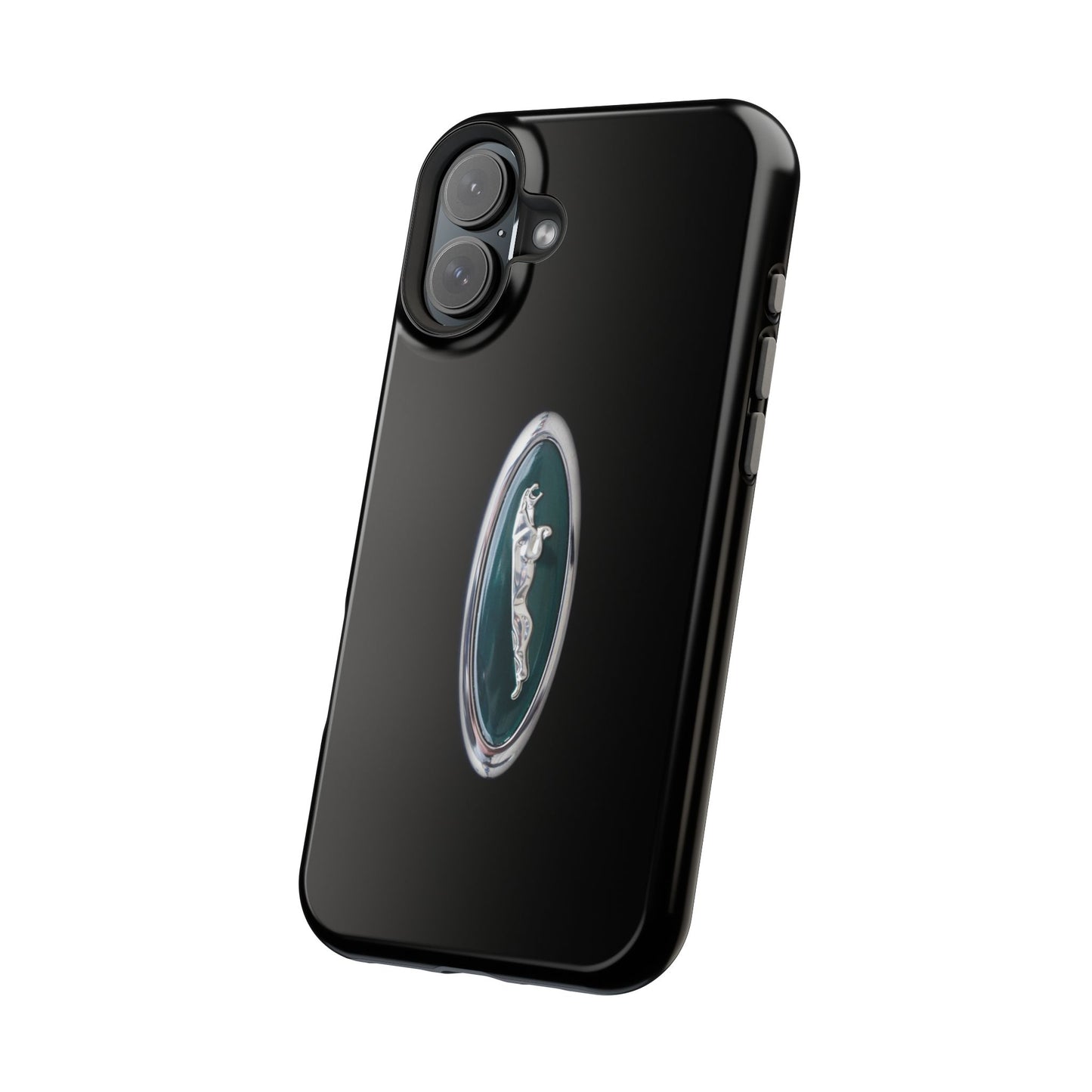 Magnetic Tough Cases, Classic Jaguar 'Leaper' Car Badge, Car Lover Gift, Protective iPhone Cover, Unique Design, Automotive Enthusiast