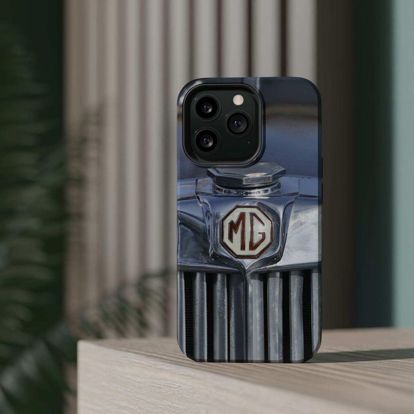 iPhone Case, 1953 MG TD Classic Sports Car Magnetic Tough Case, Vintage Car Gift, Car Enthusiast Phone Cover, Vehicle Lover Tech Accessory,