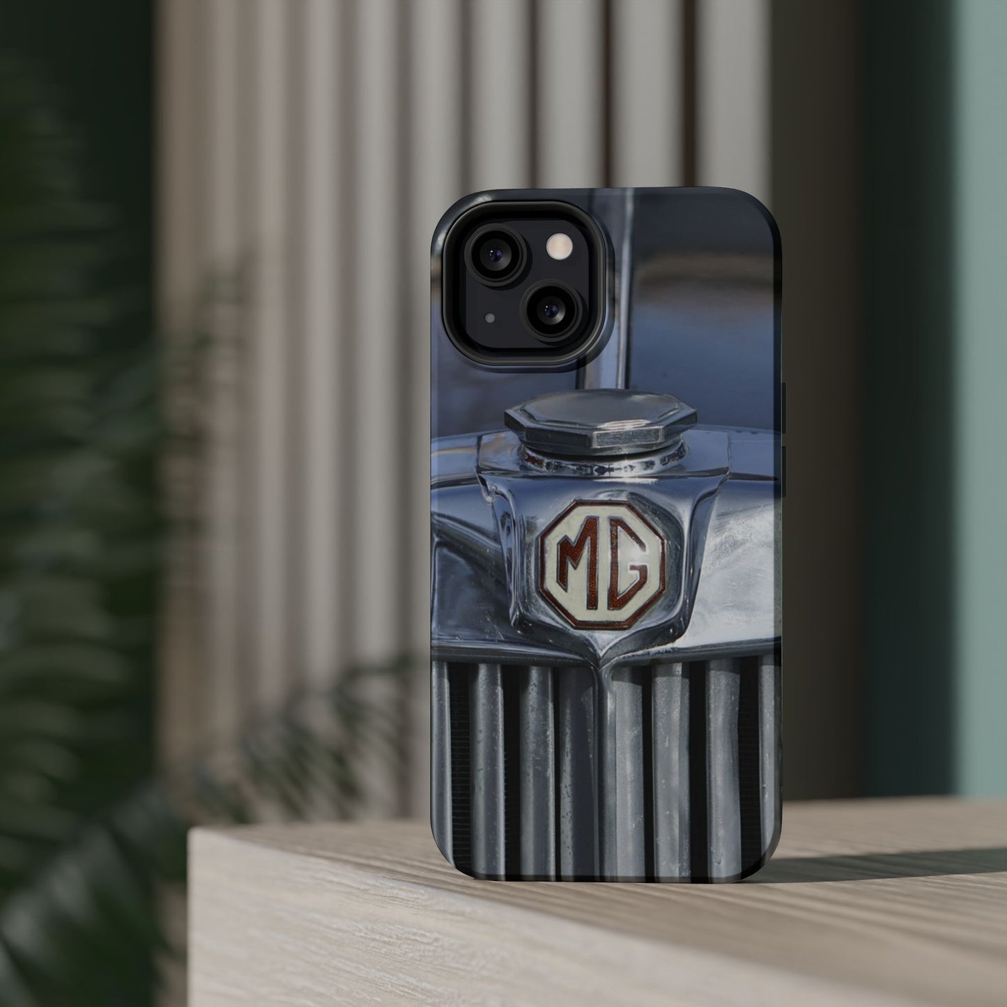 iPhone Case, 1953 MG TD Classic Sports Car Magnetic Tough Case, Vintage Car Gift, Car Enthusiast Phone Cover, Vehicle Lover Tech Accessory,