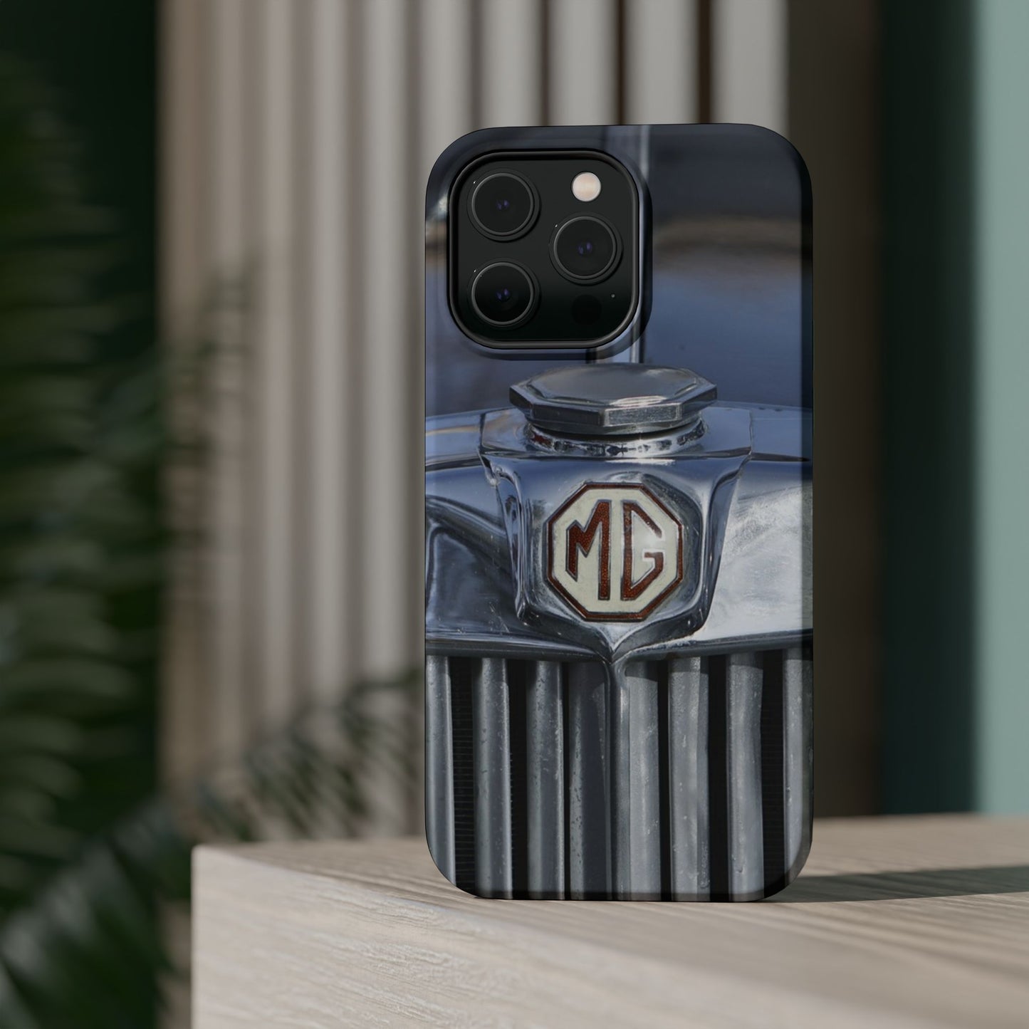 iPhone Case, 1953 MG TD Classic Sports Car Magnetic Tough Case, Vintage Car Gift, Car Enthusiast Phone Cover, Vehicle Lover Tech Accessory,