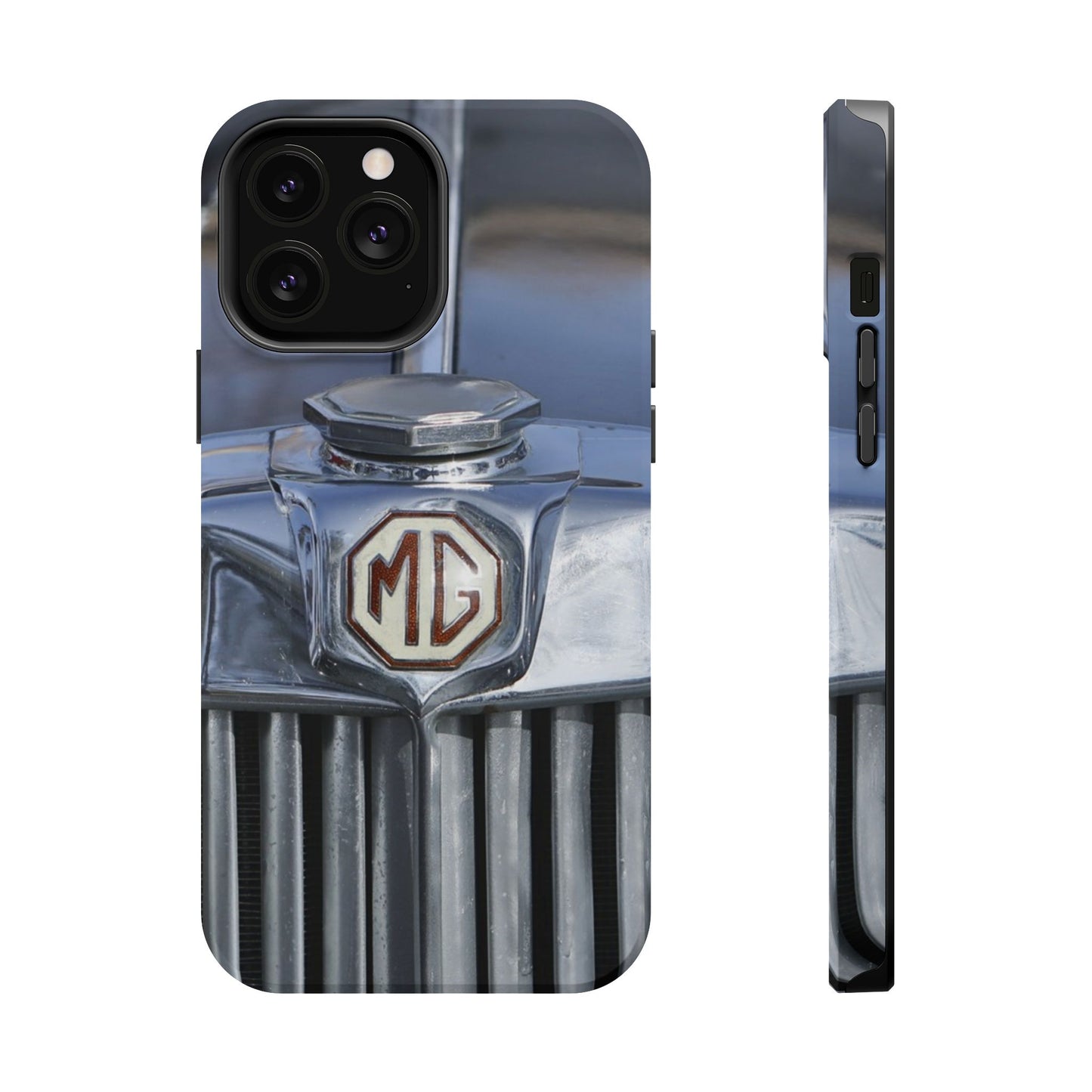 iPhone Case, 1953 MG TD Classic Sports Car Magnetic Tough Case, Vintage Car Gift, Car Enthusiast Phone Cover, Vehicle Lover Tech Accessory,
