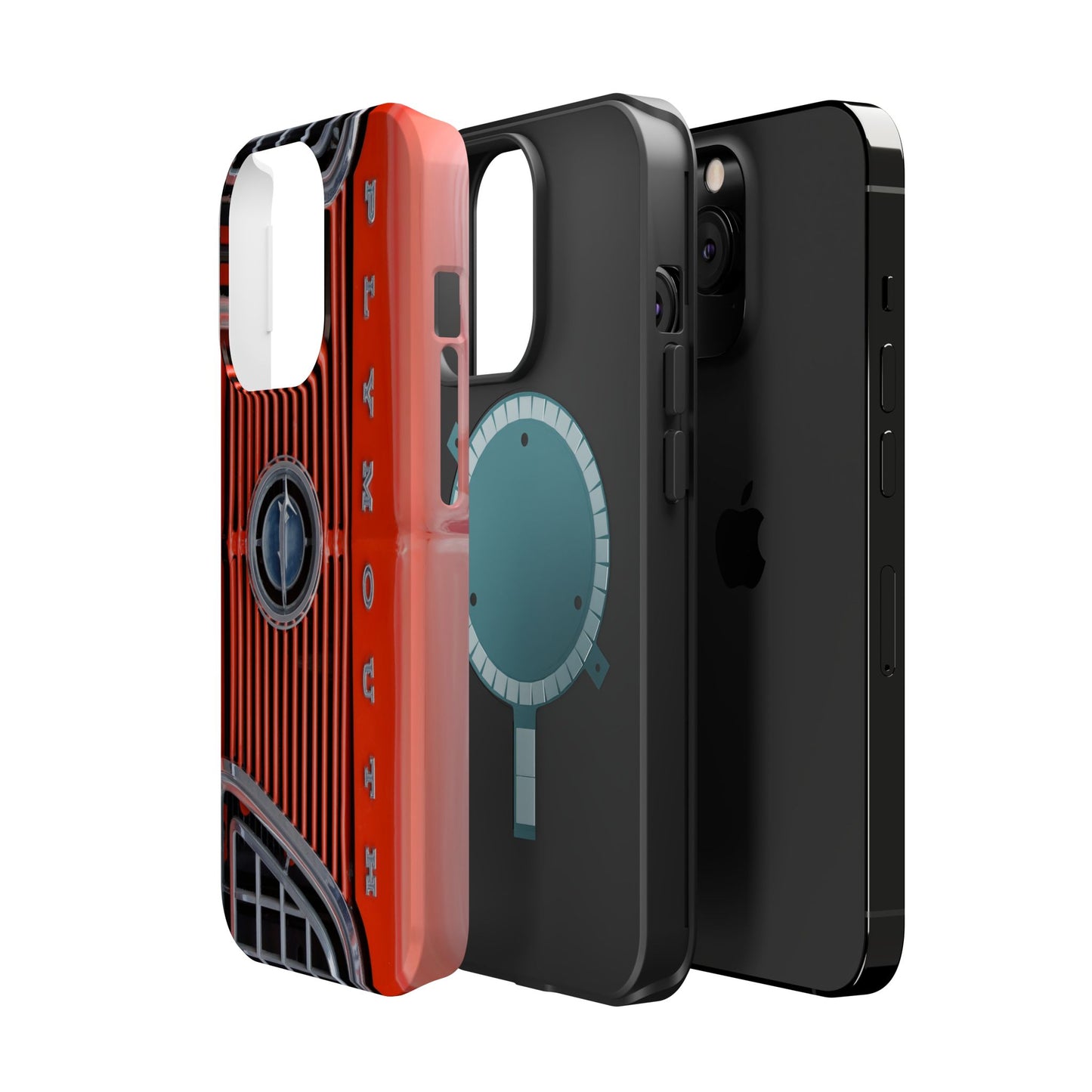 Car Enthusiast Phone Case, Muscle Car Lover Gift, Automotive Grill Design, Auto Fan Accessory, Vehicle Logo Cover, Retro Classic Car