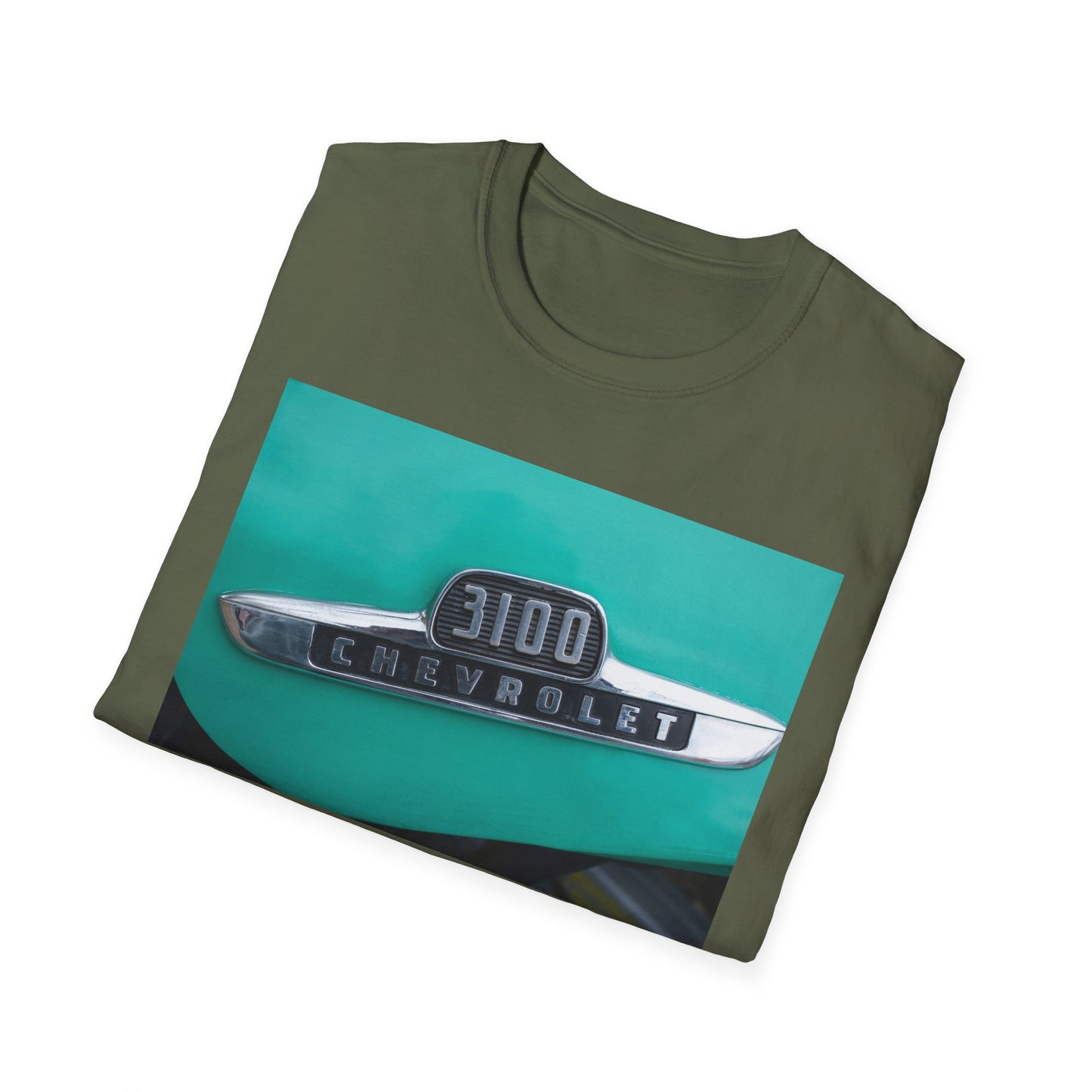 Chevrolet 3100 Classic Car 1/2 Ton Pickup Logo with Chrome Trim.