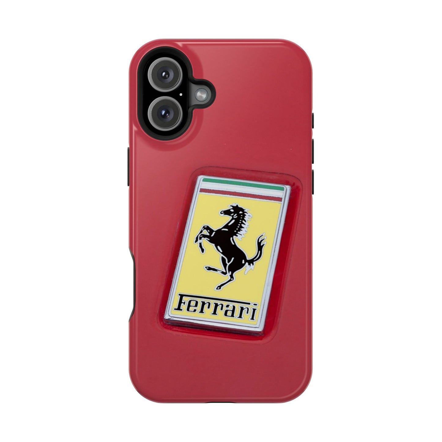 Magnetic iPhone Cases, Legendary Ferrari Badge Design, Tough Phone Case, Protective Cover, Custom Smartphone Shell, Unique Mobile Accessory