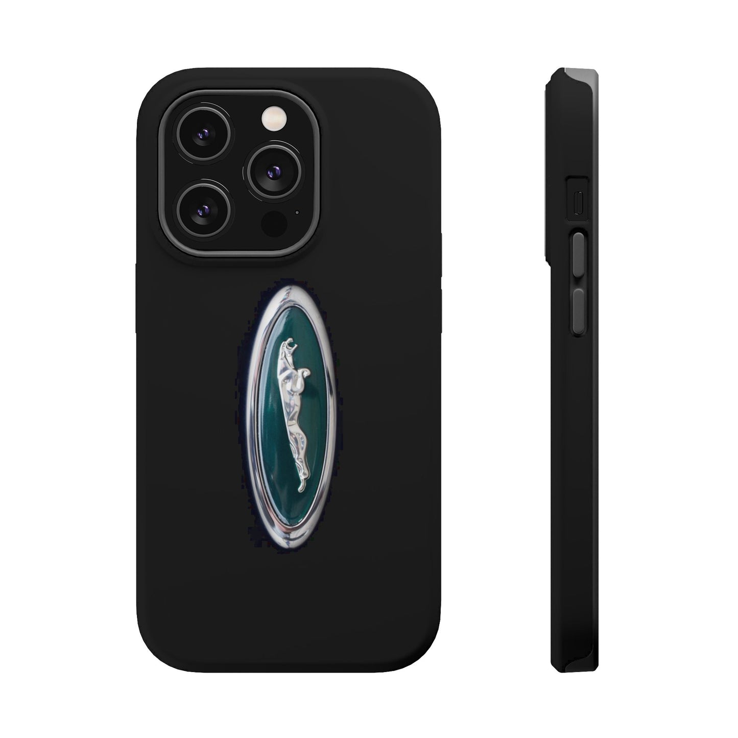 Magnetic Tough Cases, Classic Jaguar 'Leaper' Car Badge, Car Lover Gift, Protective iPhone Cover, Unique Design, Automotive Enthusiast