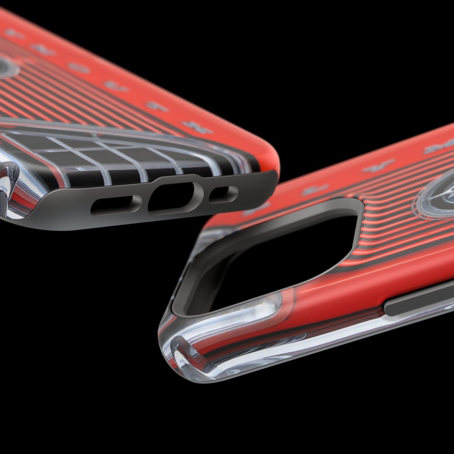 Car Enthusiast Phone Case, Muscle Car Lover Gift, Automotive Grill Design, Auto Fan Accessory, Vehicle Logo Cover, Retro Classic Car