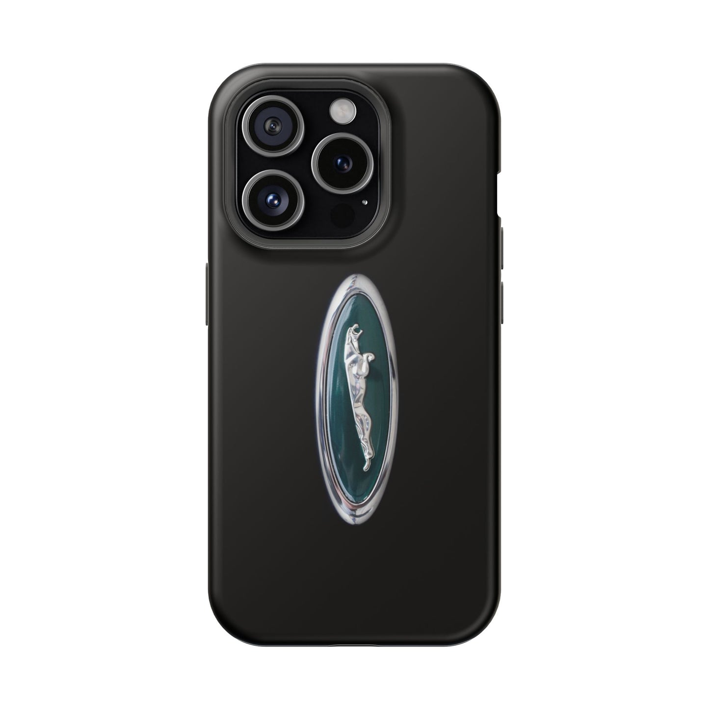 Magnetic Tough Cases, Classic Jaguar 'Leaper' Car Badge, Car Lover Gift, Protective iPhone Cover, Unique Design, Automotive Enthusiast
