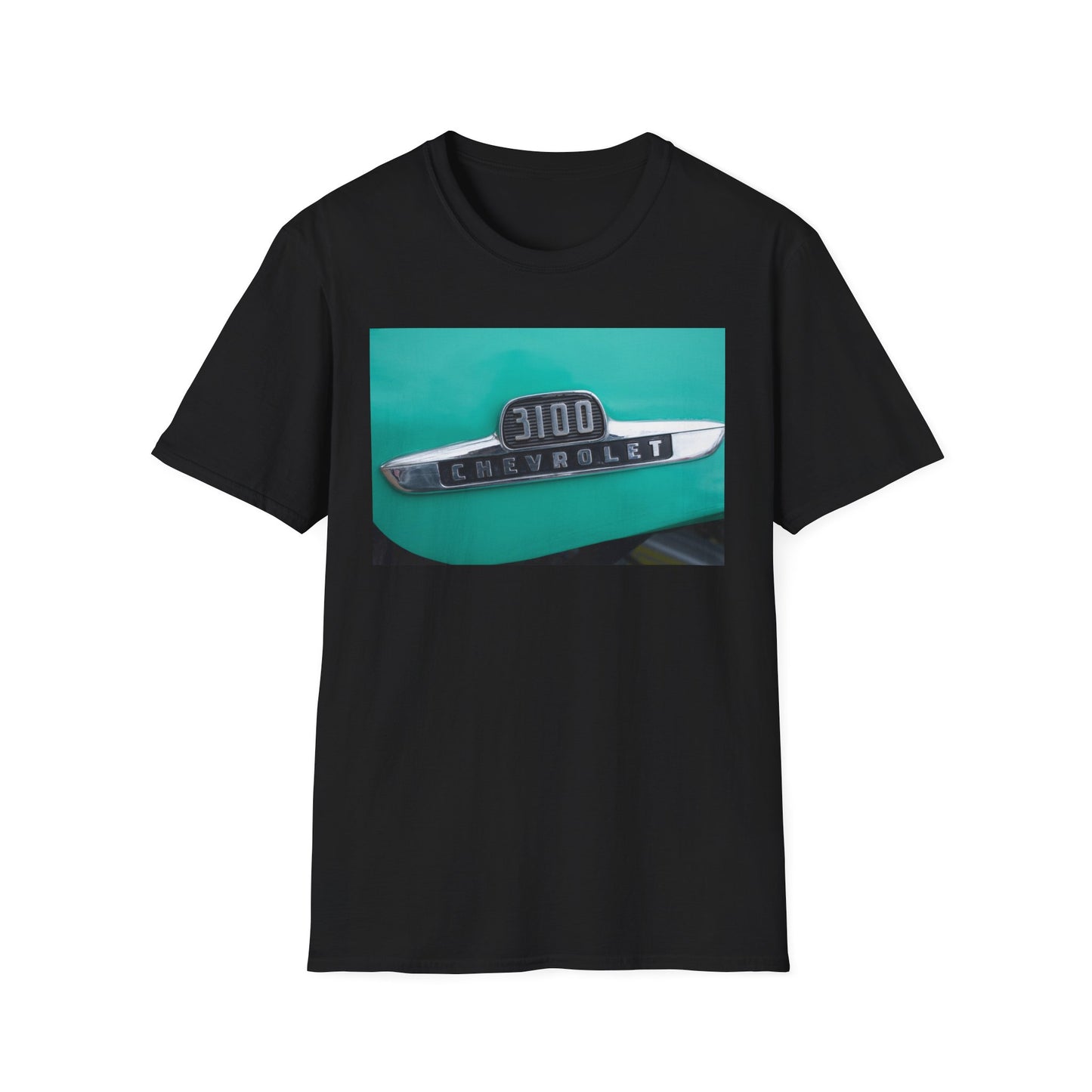 Chevrolet 3100 Classic Car 1/2 Ton Pickup Logo with Chrome Trim.