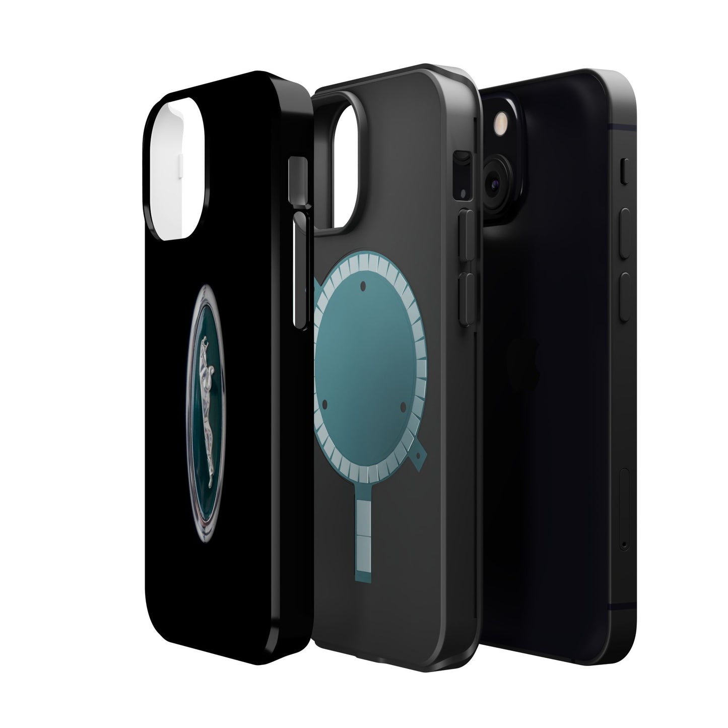 Magnetic Tough Cases, Classic Jaguar 'Leaper' Car Badge, Car Lover Gift, Protective iPhone Cover, Unique Design, Automotive Enthusiast