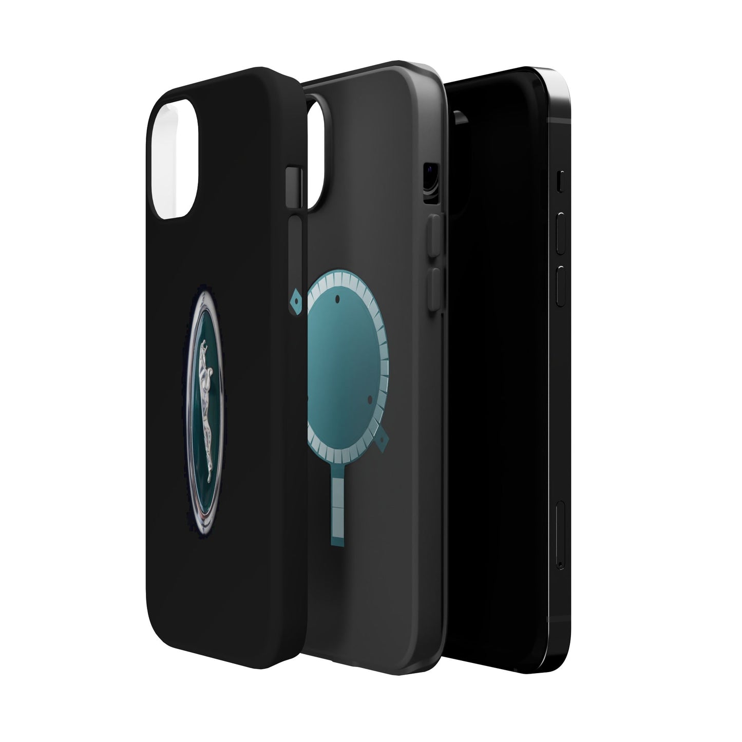 Magnetic Tough Cases, Classic Jaguar 'Leaper' Car Badge, Car Lover Gift, Protective iPhone Cover, Unique Design, Automotive Enthusiast