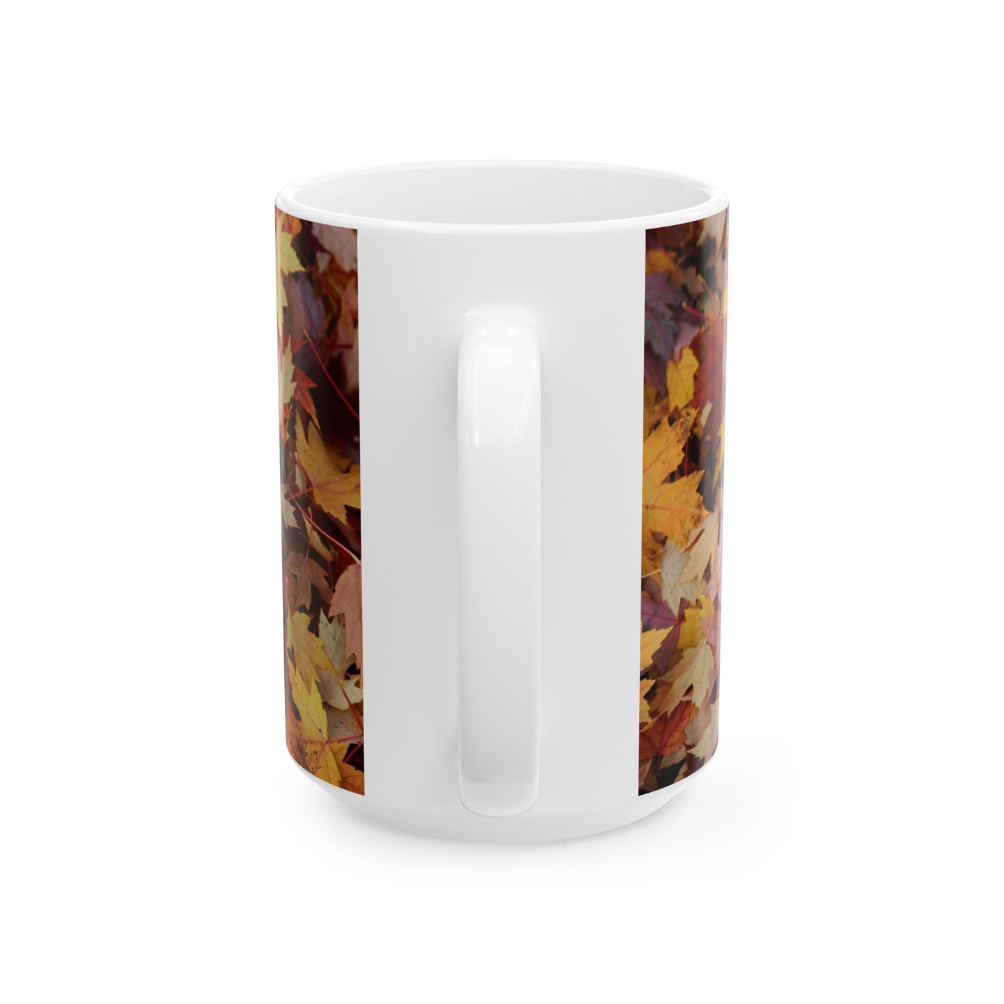 Autumn leaves ceramic mug, (11oz, 15oz)