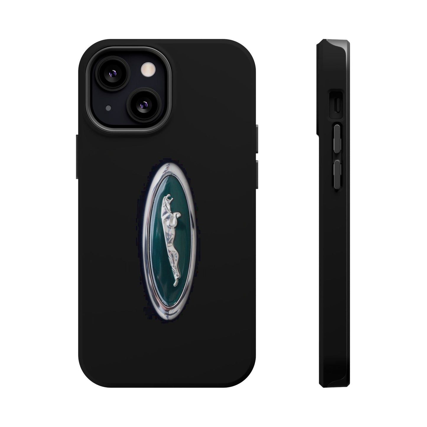 Magnetic Tough Cases, Classic Jaguar 'Leaper' Car Badge, Car Lover Gift, Protective iPhone Cover, Unique Design, Automotive Enthusiast