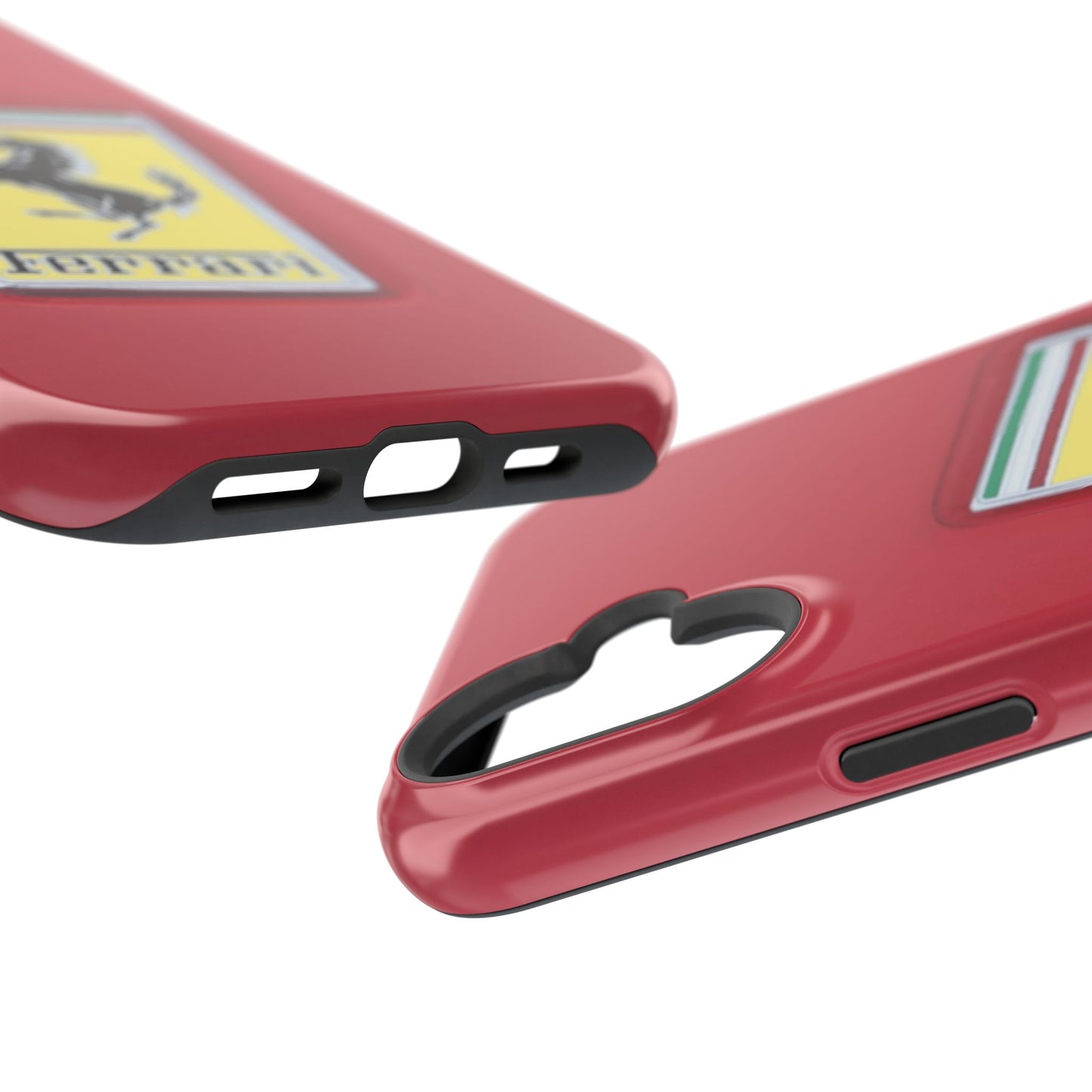 Magnetic iPhone Cases, Legendary Ferrari Badge Design, Tough Phone Case, Protective Cover, Custom Smartphone Shell, Unique Mobile Accessory