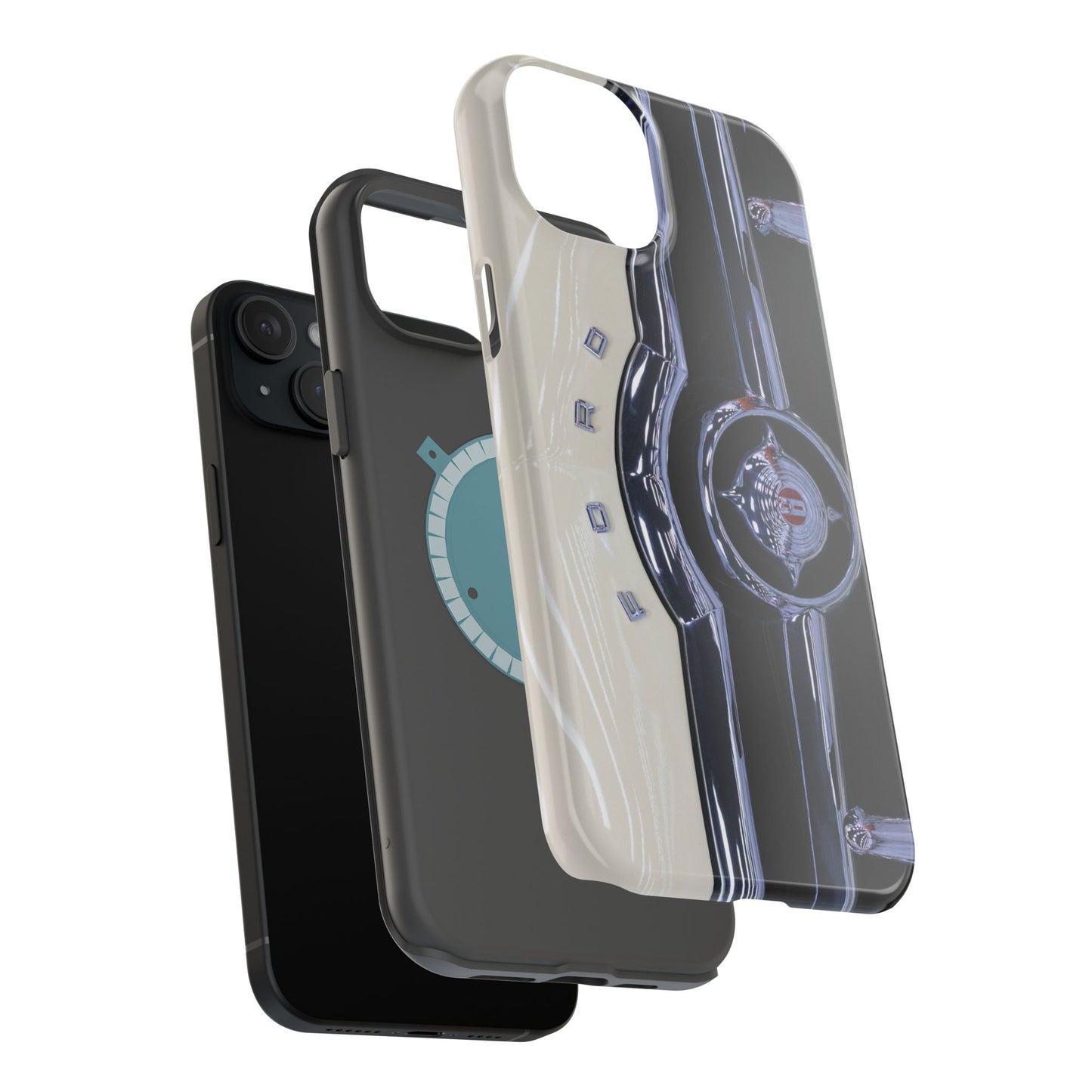 Vintage Car Magnetic Tough iPhone Cases - Automotive Lover's Phone Covers, Gift for Car Enthusiasts, Classic Car Accessories, Unique Phone