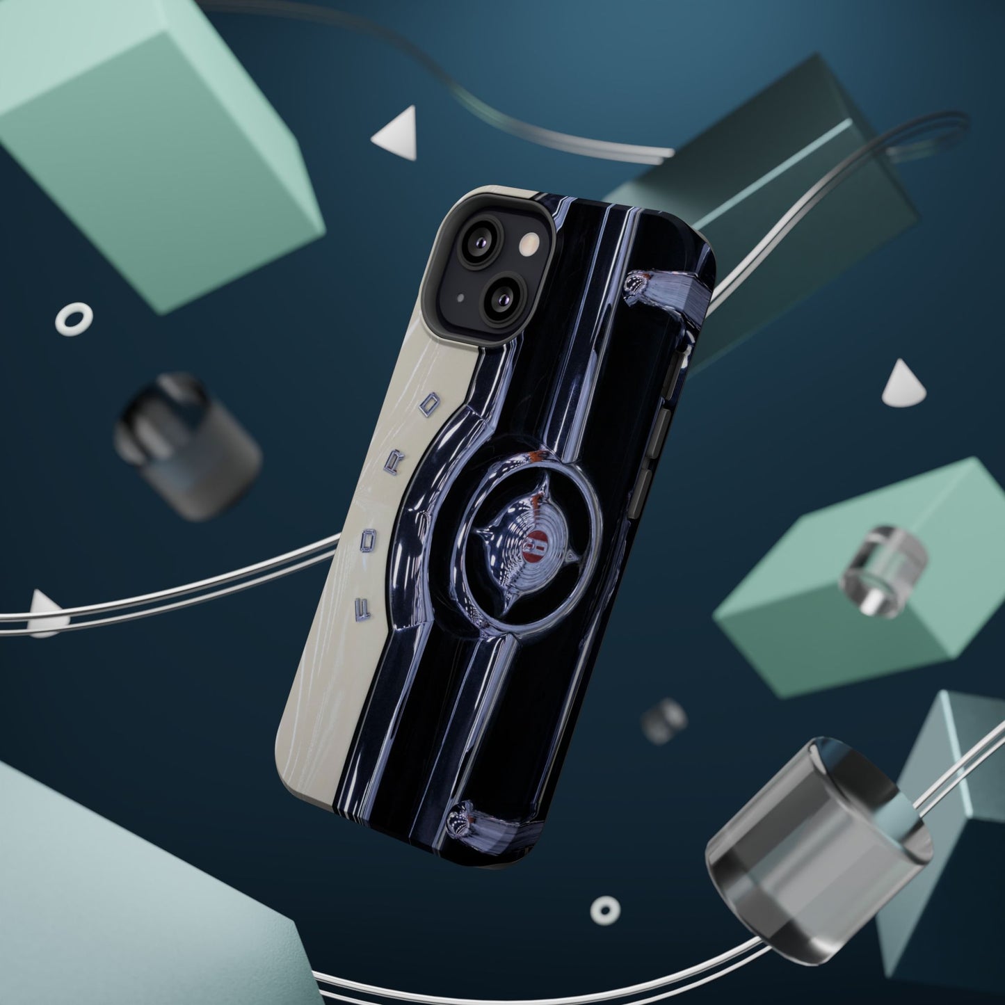 Vintage Car Magnetic Tough iPhone Cases - Automotive Lover's Phone Covers, Gift for Car Enthusiasts, Classic Car Accessories, Unique Phone