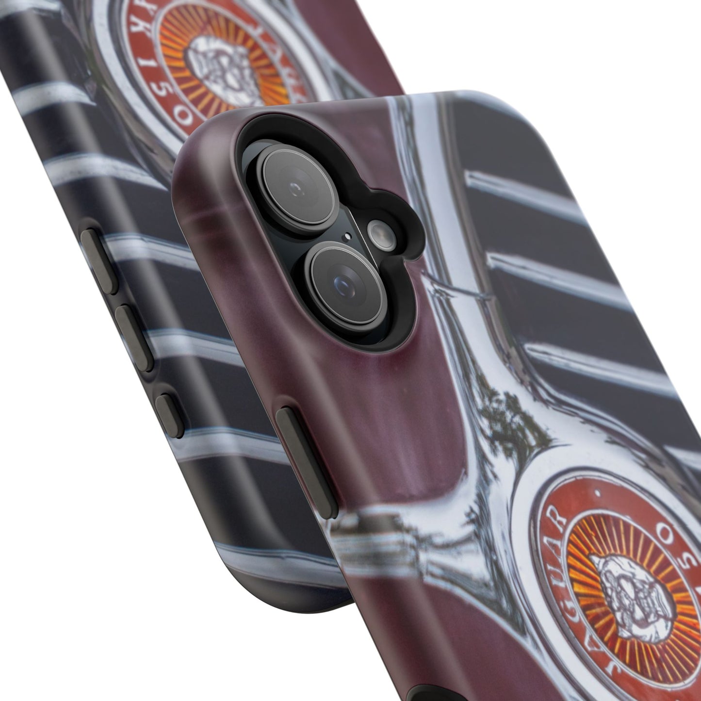 iPhone Cases, Jaguar XK 150 Sports Car Logo, Tough, Magnetic, Protective, Customizable, Car Lover Gift For Him, Father's Day