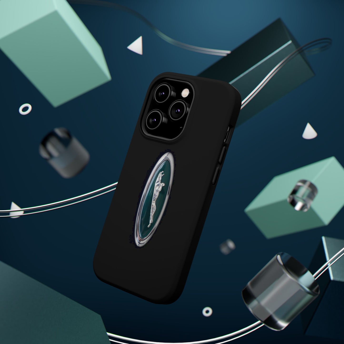 Magnetic Tough Cases, Classic Jaguar 'Leaper' Car Badge, Car Lover Gift, Protective iPhone Cover, Unique Design, Automotive Enthusiast