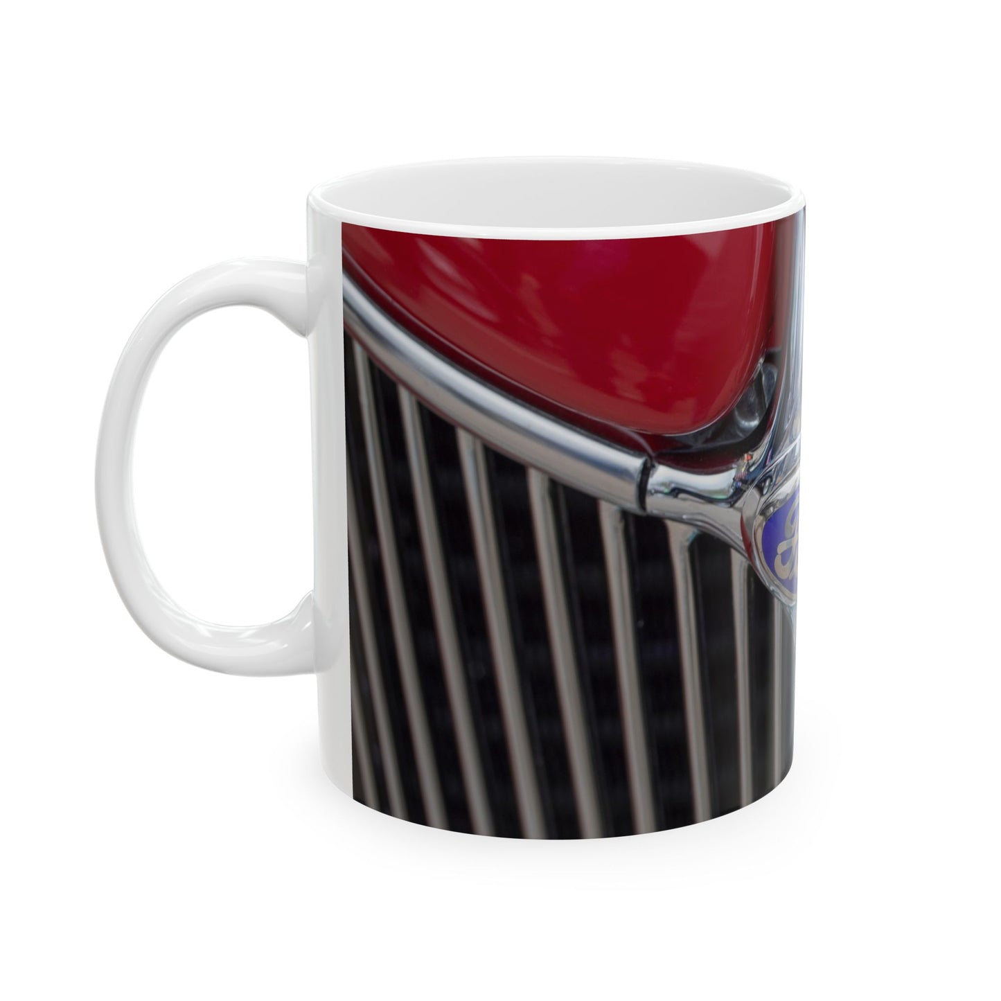 Ford auto logo and car grill, perfect for 11 or 15oz ceramic cups and mugs.