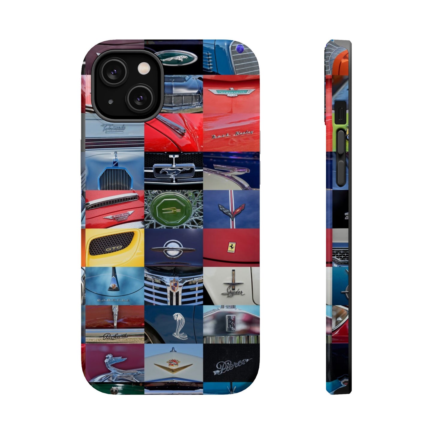 Magnetic Tough Cases, Muscle Car Logo Badges, Classic Car Details - iPhone Accessories, Protective Cover, Vehicle Enthusiast Gift, Car Lover