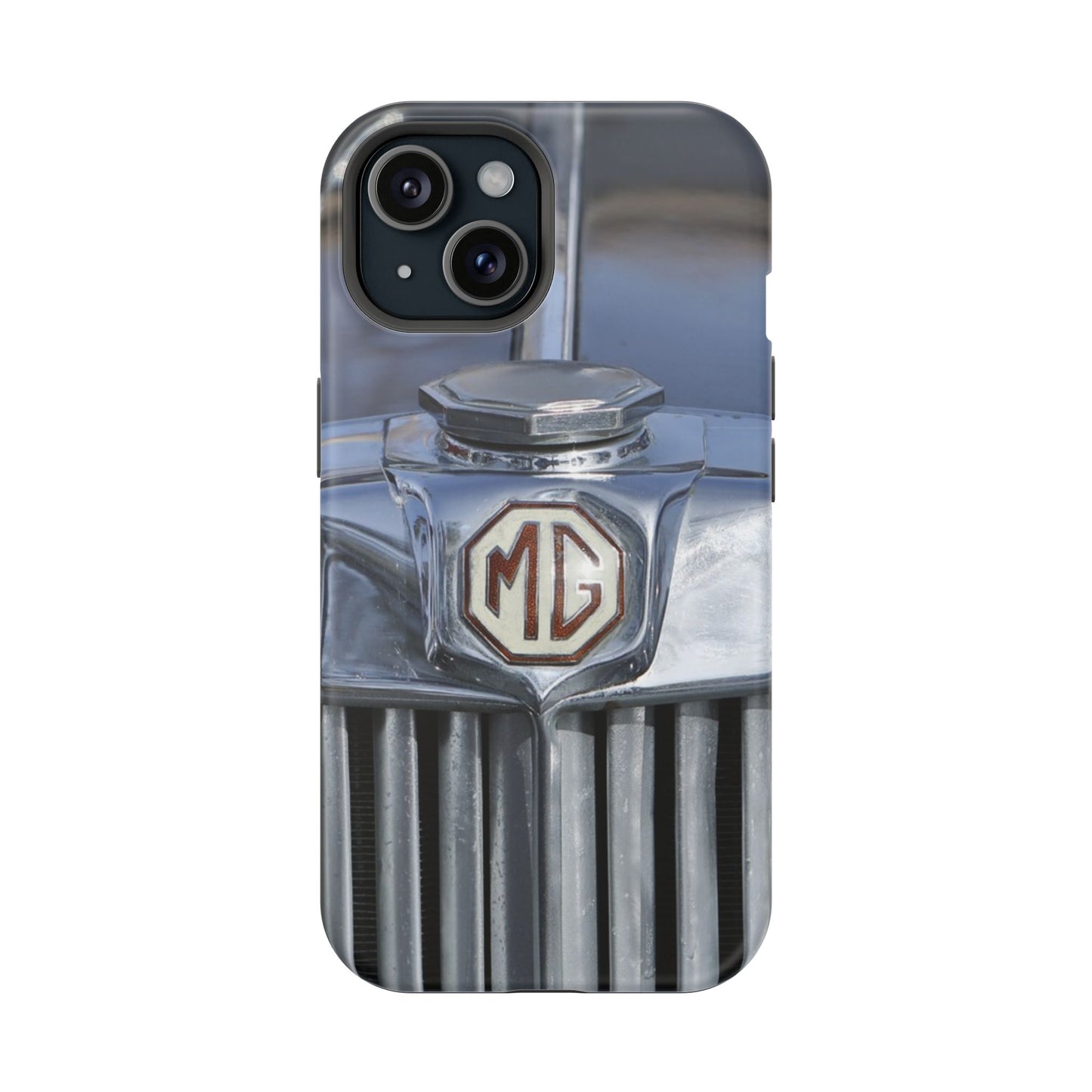 iPhone Case, 1953 MG TD Classic Sports Car Magnetic Tough Case, Vintage Car Gift, Car Enthusiast Phone Cover, Vehicle Lover Tech Accessory,