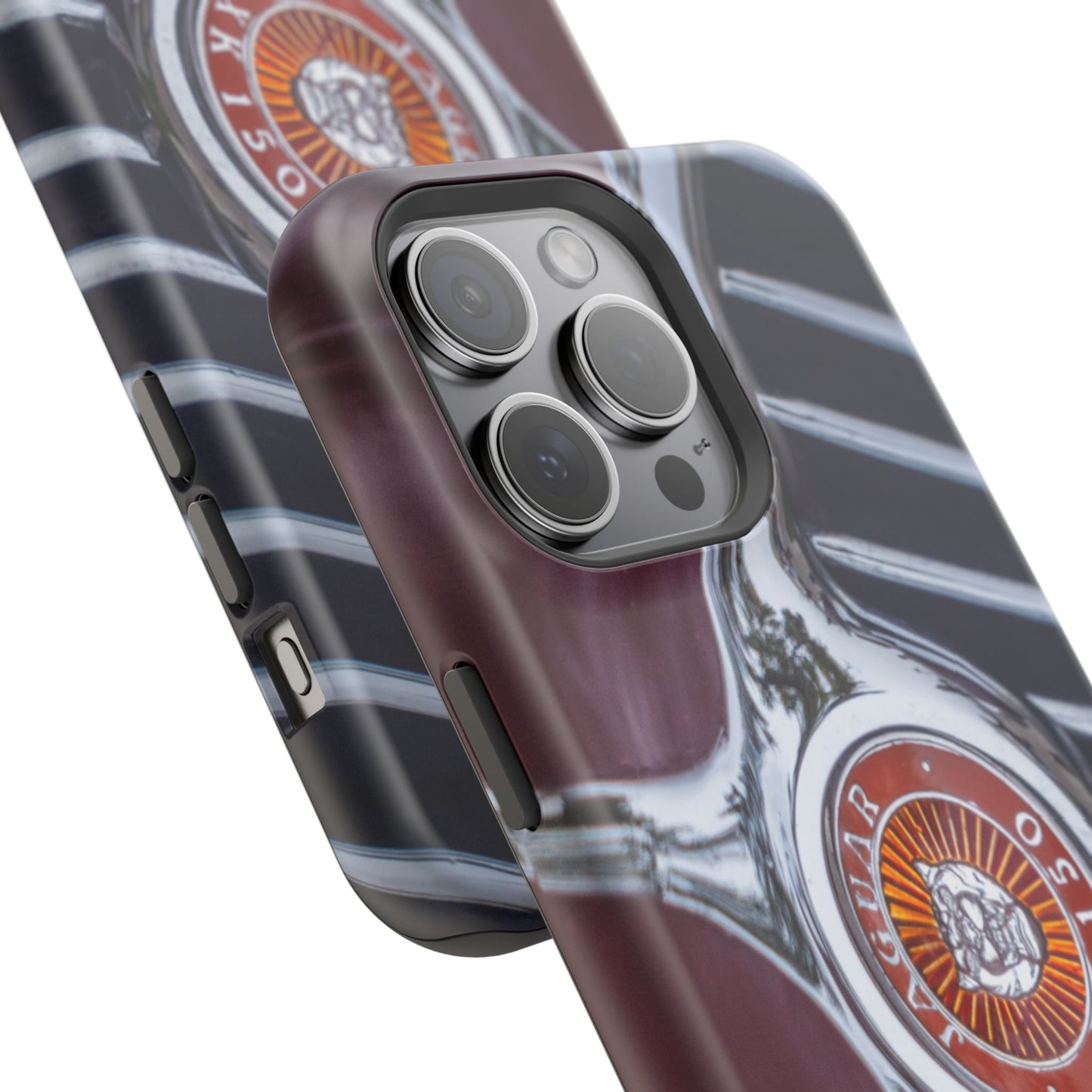 iPhone Cases, Jaguar XK 150 Sports Car Logo, Tough, Magnetic, Protective, Customizable, Car Lover Gift For Him, Father's Day
