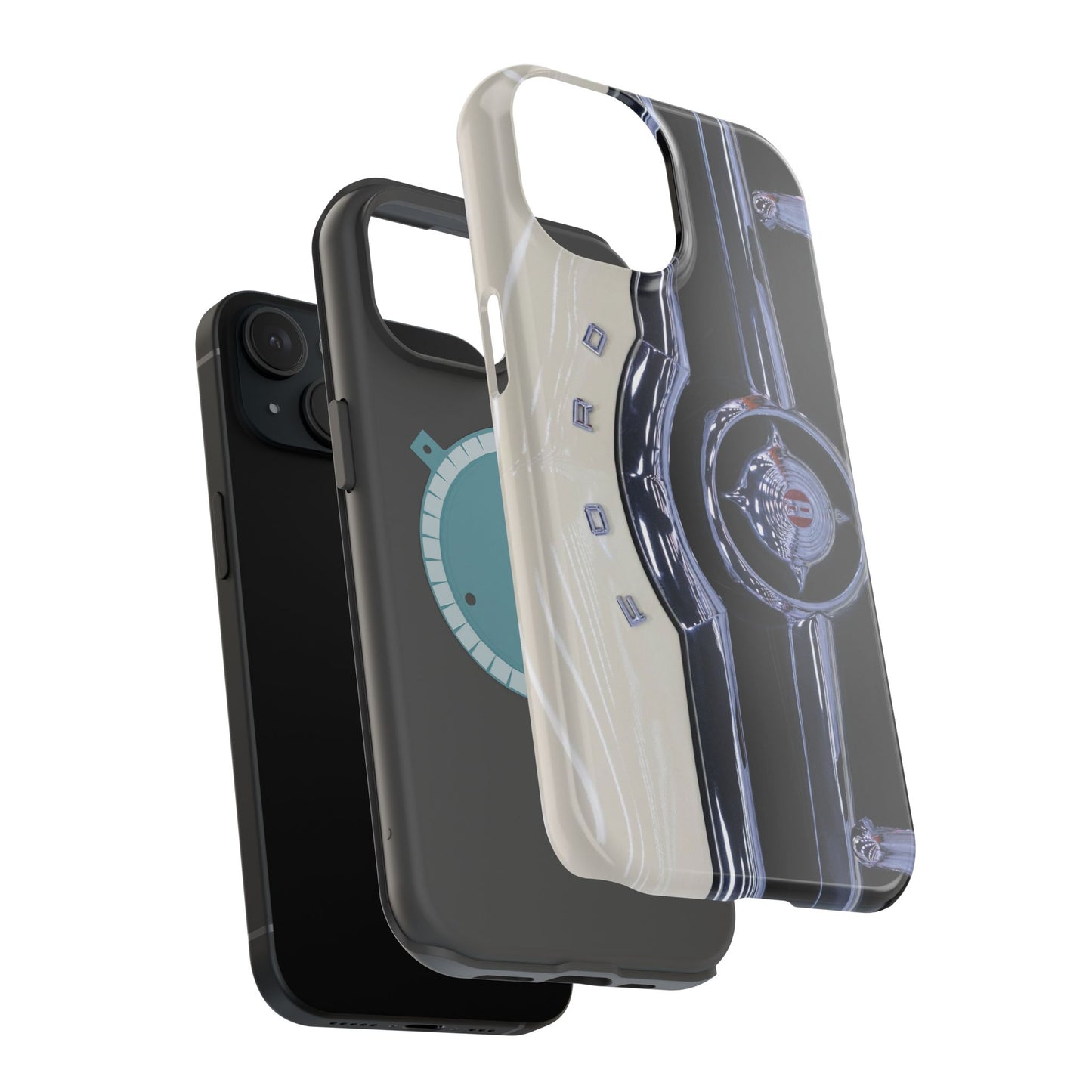 Vintage Car Magnetic Tough iPhone Cases - Automotive Lover's Phone Covers, Gift for Car Enthusiasts, Classic Car Accessories, Unique Phone