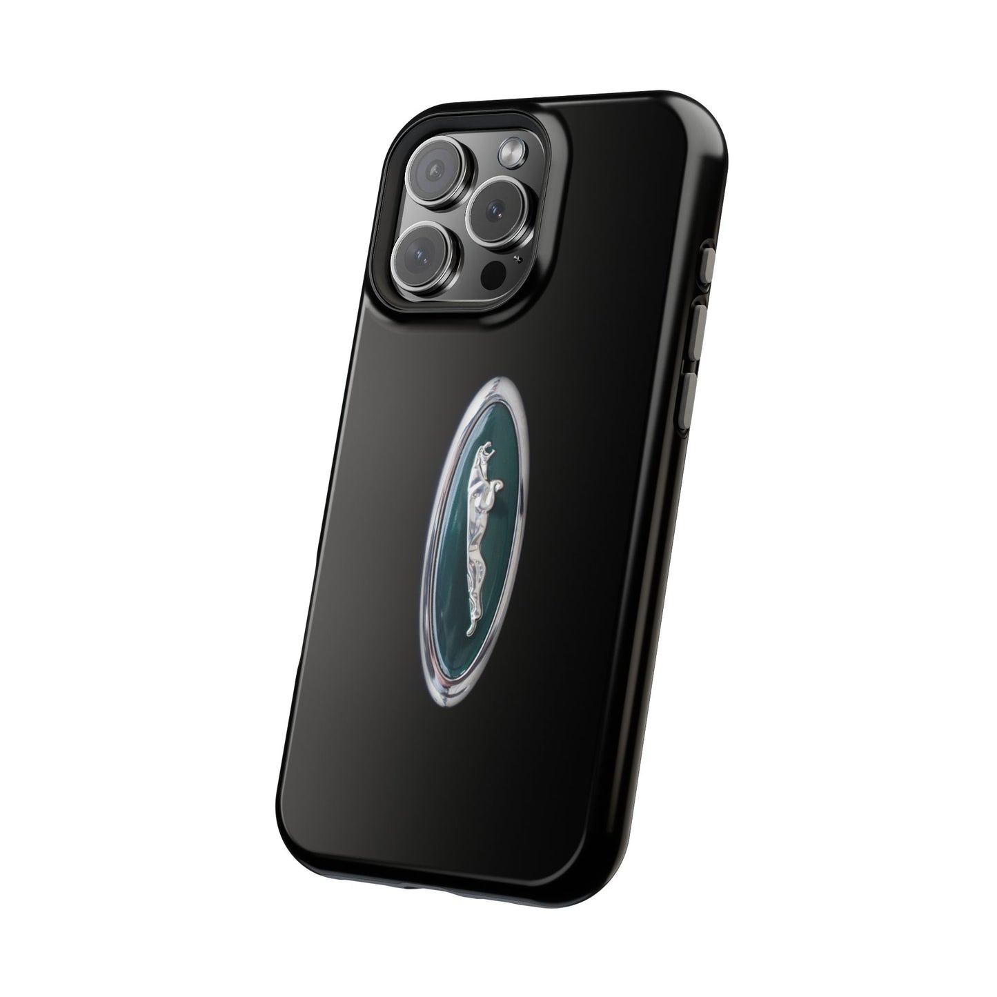 Magnetic Tough Cases, Classic Jaguar 'Leaper' Car Badge, Car Lover Gift, Protective iPhone Cover, Unique Design, Automotive Enthusiast