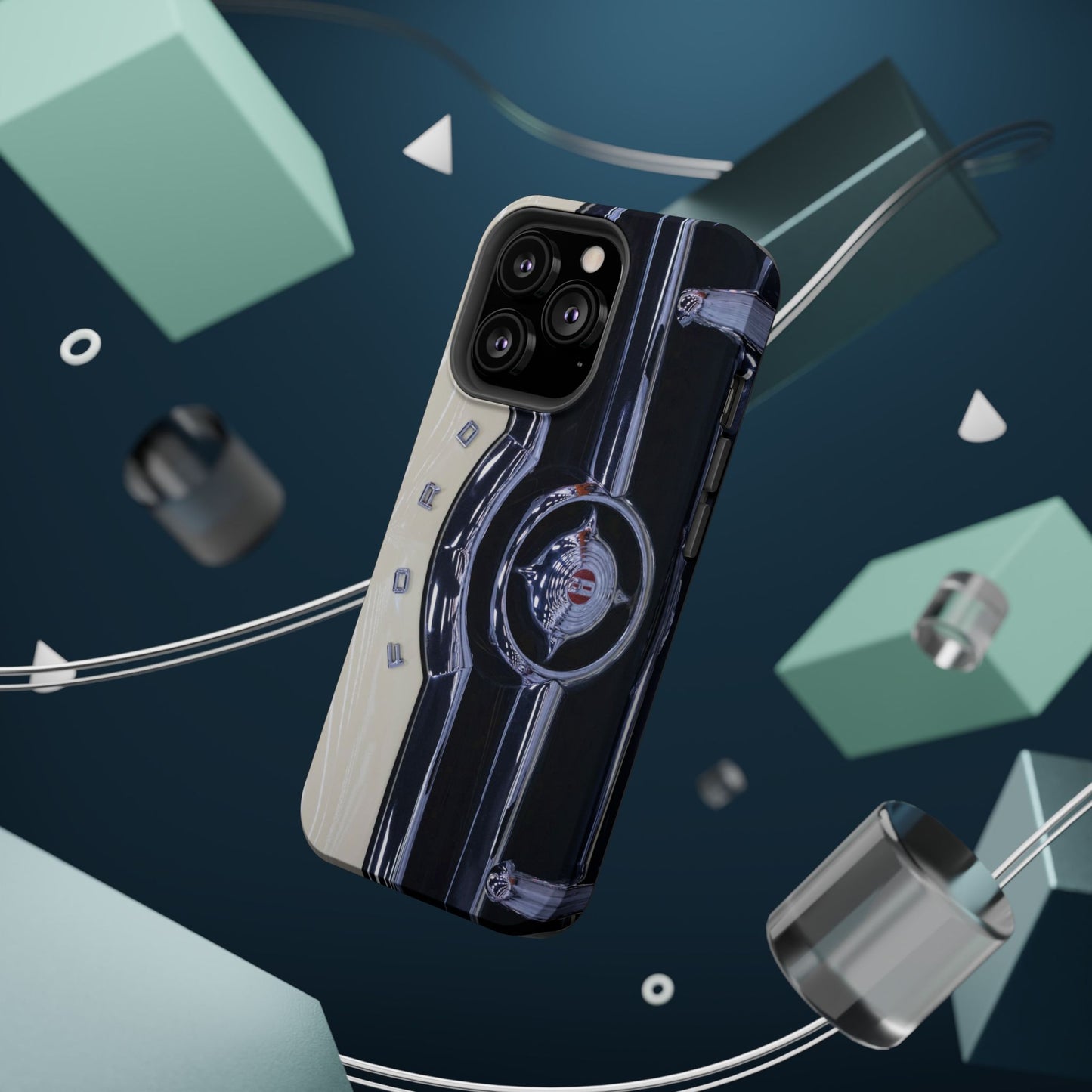 Vintage Car Magnetic Tough iPhone Cases - Automotive Lover's Phone Covers, Gift for Car Enthusiasts, Classic Car Accessories, Unique Phone