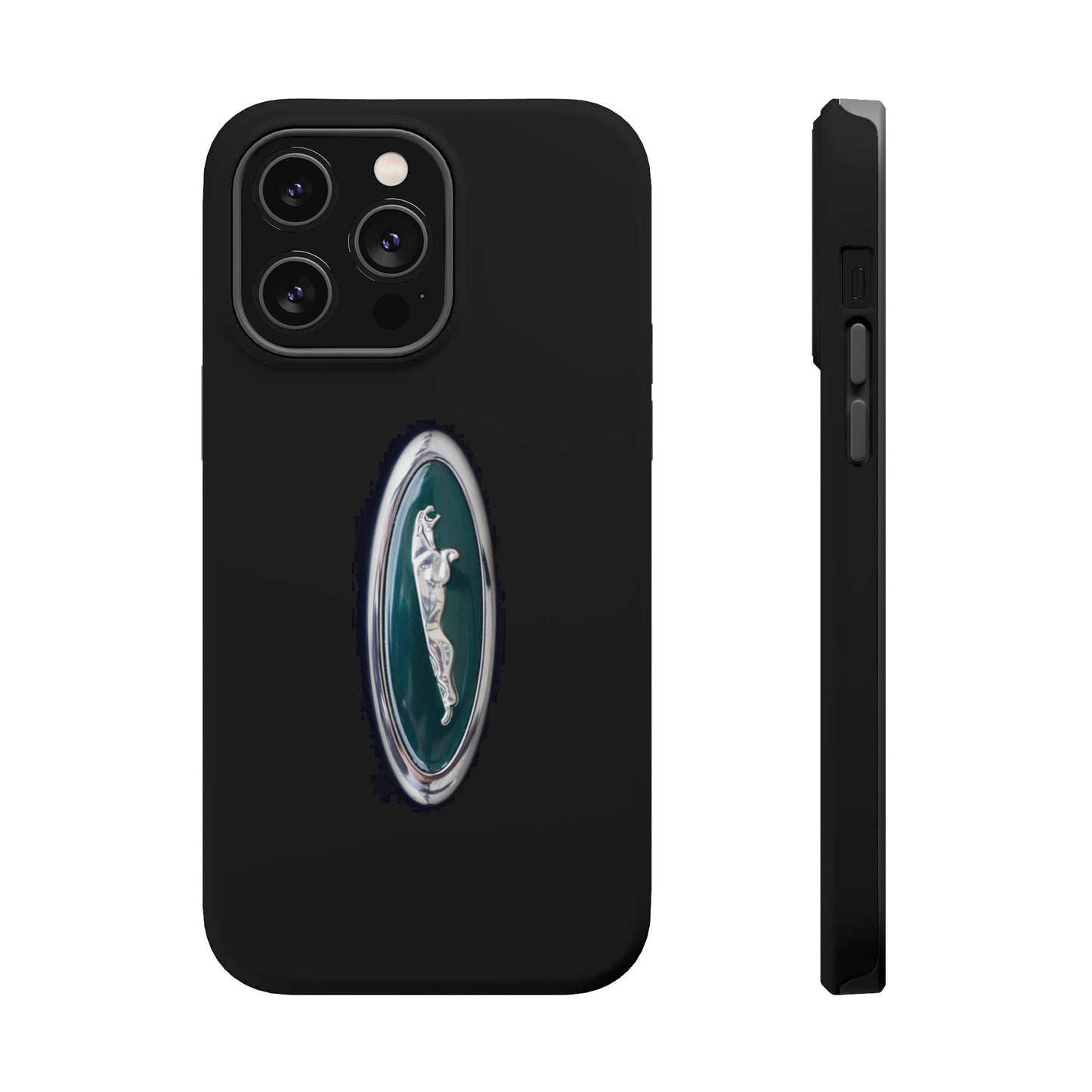 Magnetic Tough Cases, Classic Jaguar 'Leaper' Car Badge, Car Lover Gift, Protective iPhone Cover, Unique Design, Automotive Enthusiast