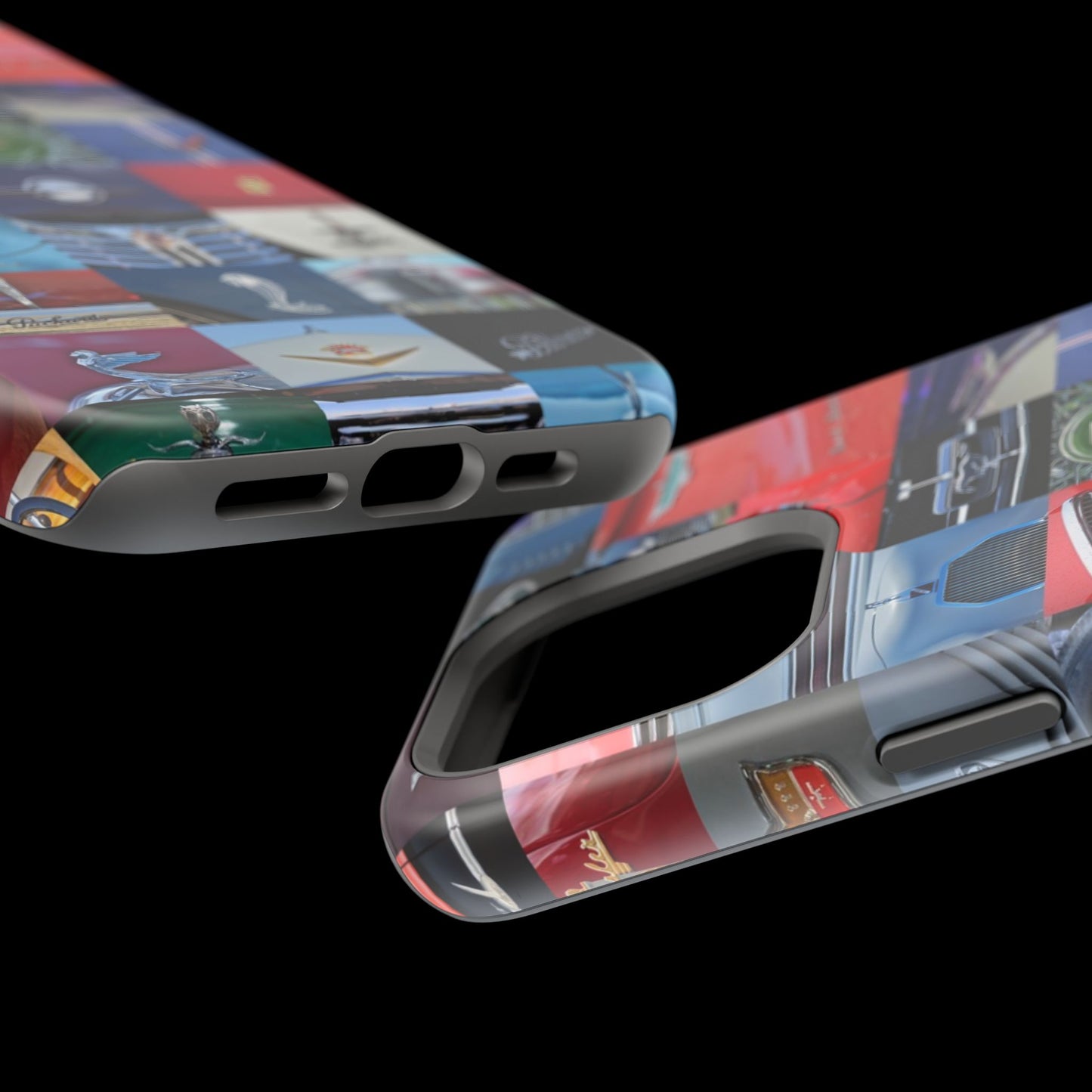 Magnetic Tough Cases, Muscle Car Logo Badges, Classic Car Details - iPhone Accessories, Protective Cover, Vehicle Enthusiast Gift, Car Lover