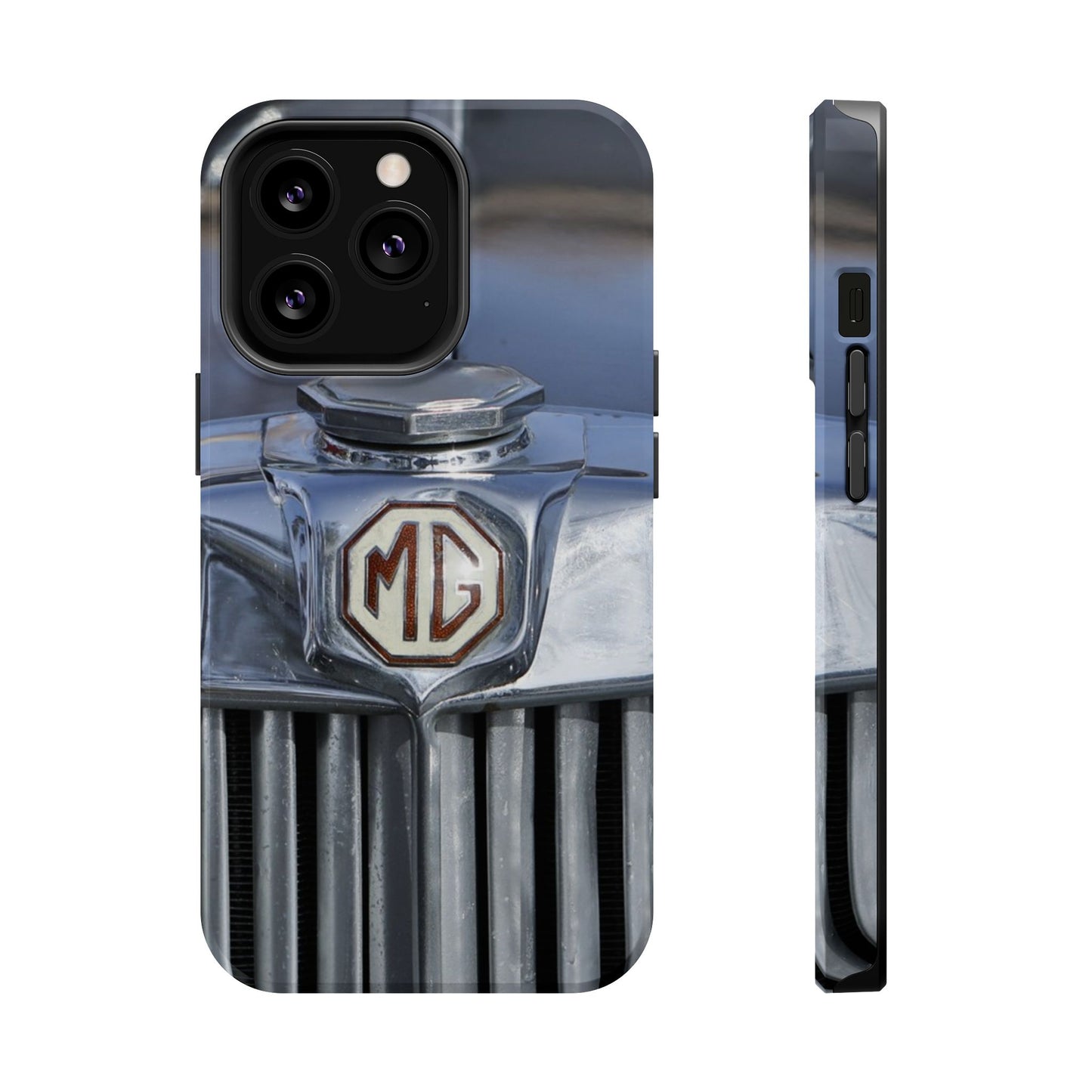 iPhone Case, 1953 MG TD Classic Sports Car Magnetic Tough Case, Vintage Car Gift, Car Enthusiast Phone Cover, Vehicle Lover Tech Accessory,