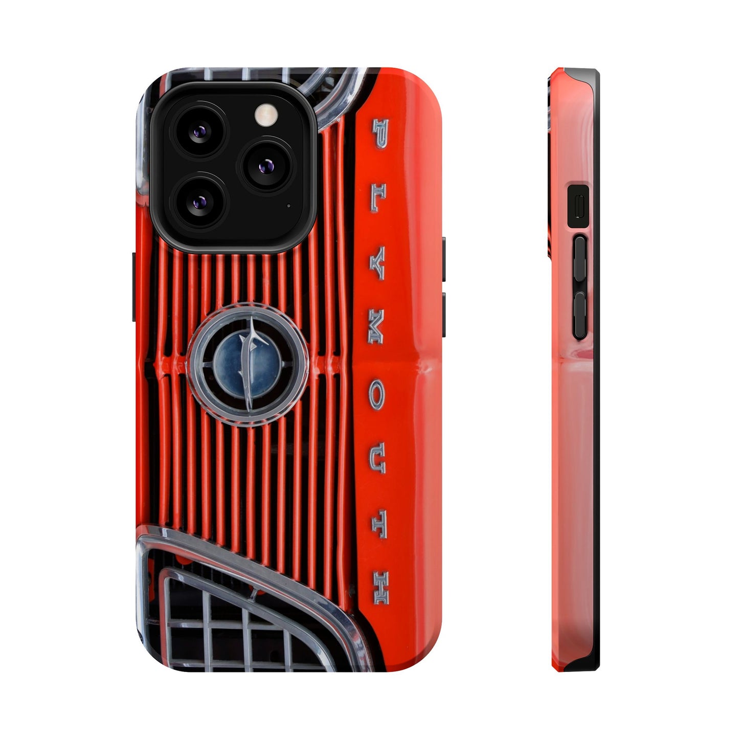Car Enthusiast Phone Case, Muscle Car Lover Gift, Automotive Grill Design, Auto Fan Accessory, Vehicle Logo Cover, Retro Classic Car