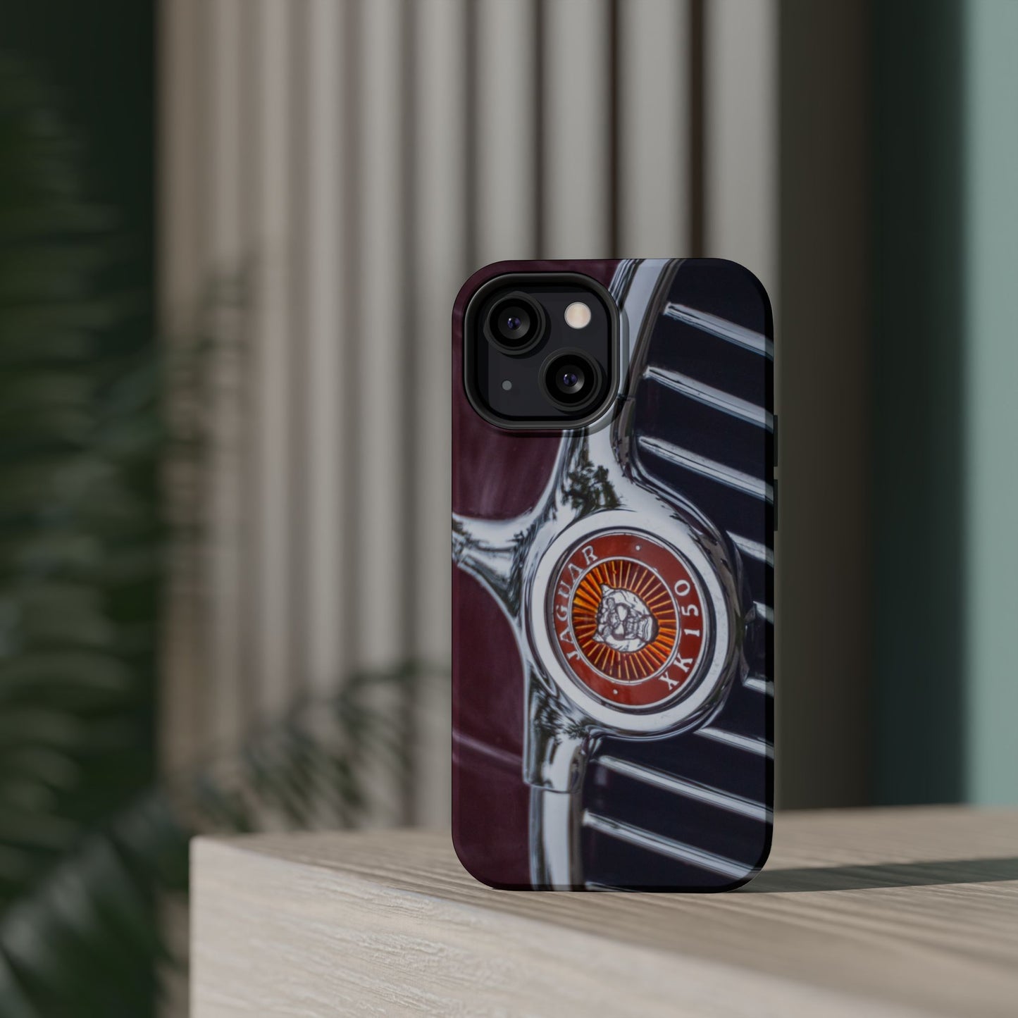 iPhone Cases, Jaguar XK 150 Sports Car Logo, Tough, Magnetic, Protective, Customizable, Car Lover Gift For Him, Father's Day