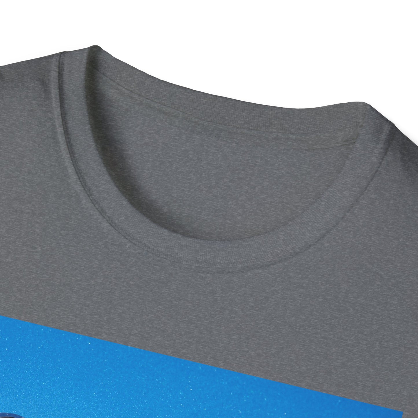 Corvette Stingray classic car chrome logo, silver on metal flake blue.