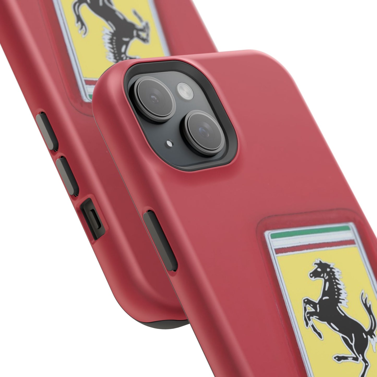 Magnetic iPhone Cases, Legendary Ferrari Badge Design, Tough Phone Case, Protective Cover, Custom Smartphone Shell, Unique Mobile Accessory
