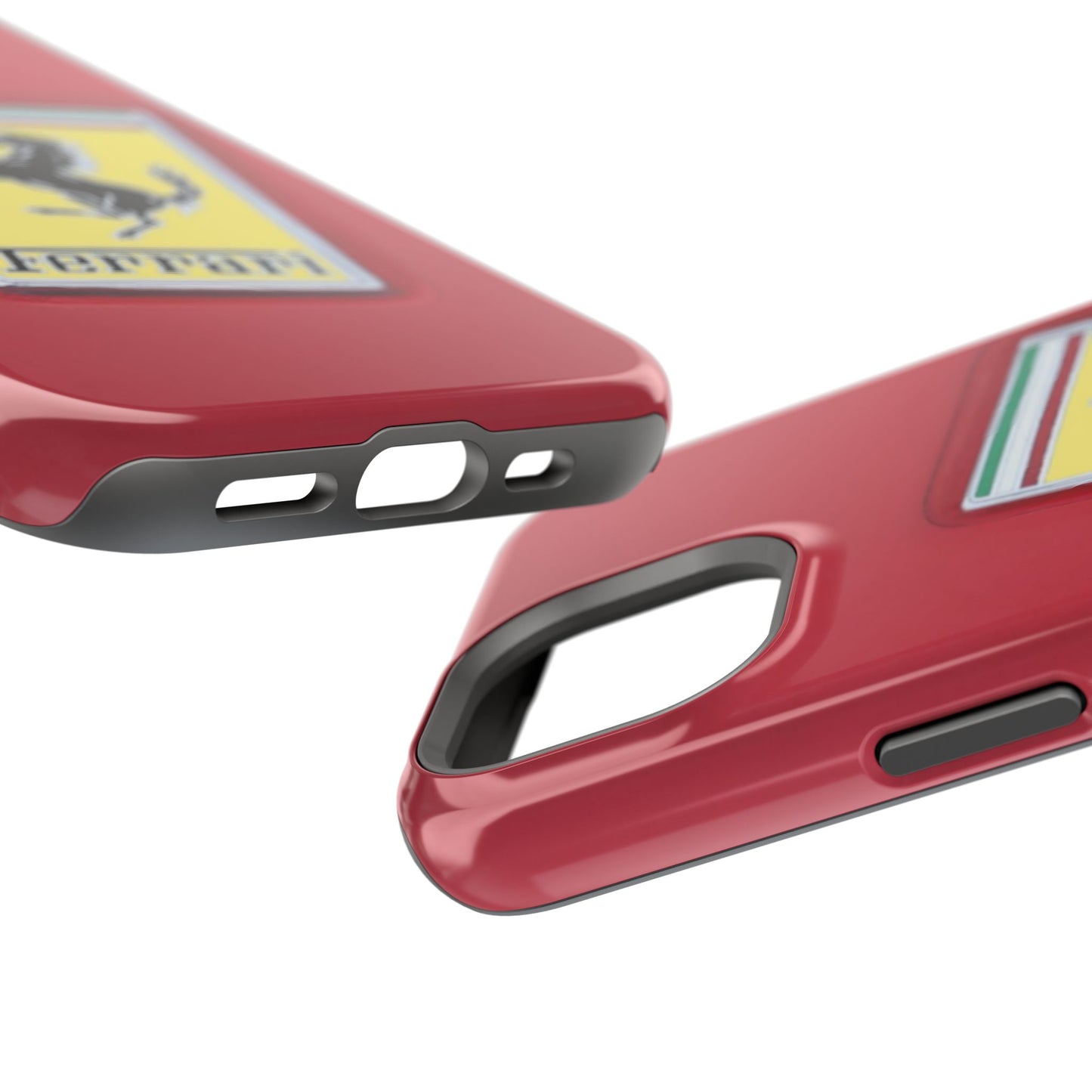 Magnetic iPhone Cases, Legendary Ferrari Badge Design, Tough Phone Case, Protective Cover, Custom Smartphone Shell, Unique Mobile Accessory