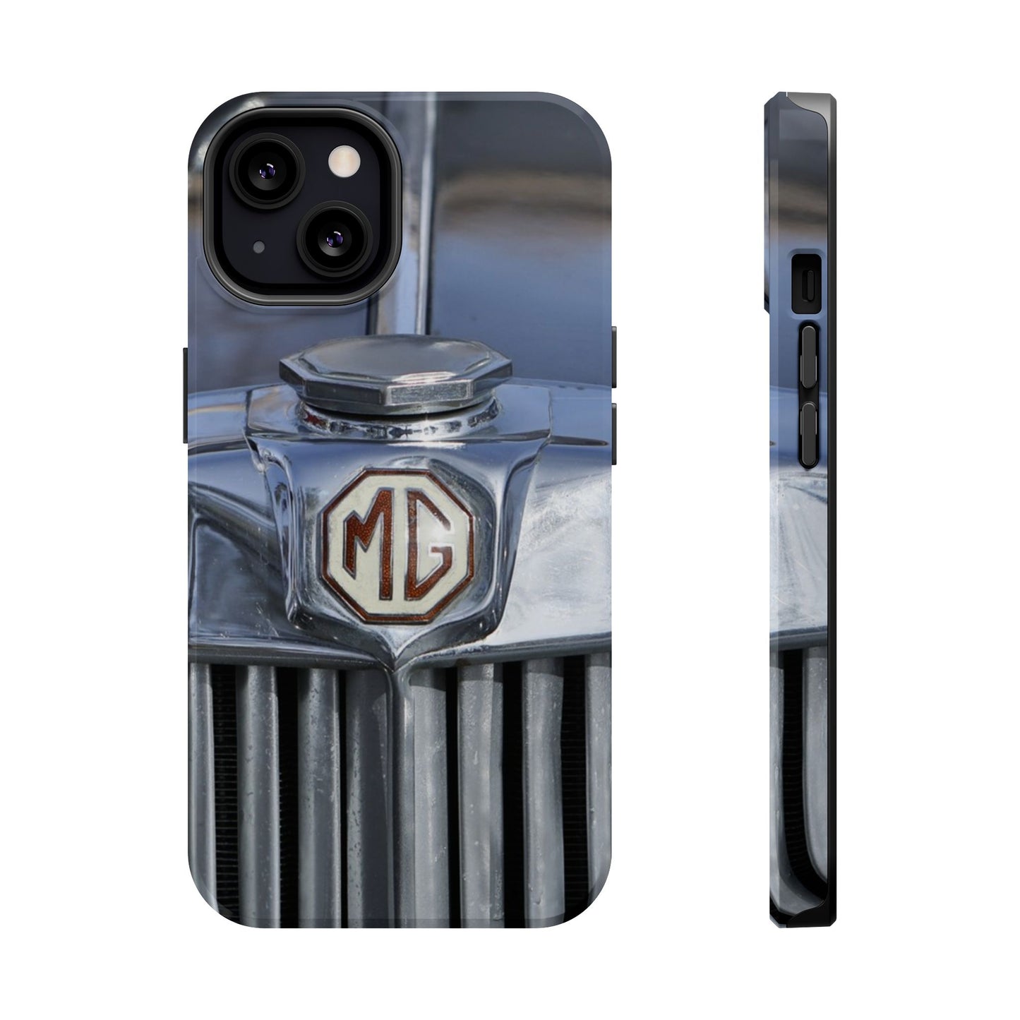 iPhone Case, 1953 MG TD Classic Sports Car Magnetic Tough Case, Vintage Car Gift, Car Enthusiast Phone Cover, Vehicle Lover Tech Accessory,