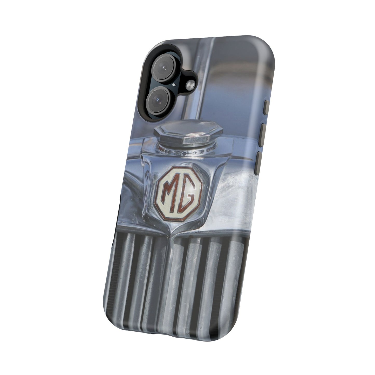 iPhone Case, 1953 MG TD Classic Sports Car Magnetic Tough Case, Vintage Car Gift, Car Enthusiast Phone Cover, Vehicle Lover Tech Accessory,