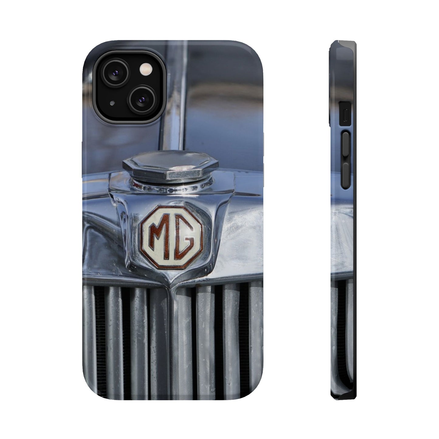 iPhone Case, 1953 MG TD Classic Sports Car Magnetic Tough Case, Vintage Car Gift, Car Enthusiast Phone Cover, Vehicle Lover Tech Accessory,