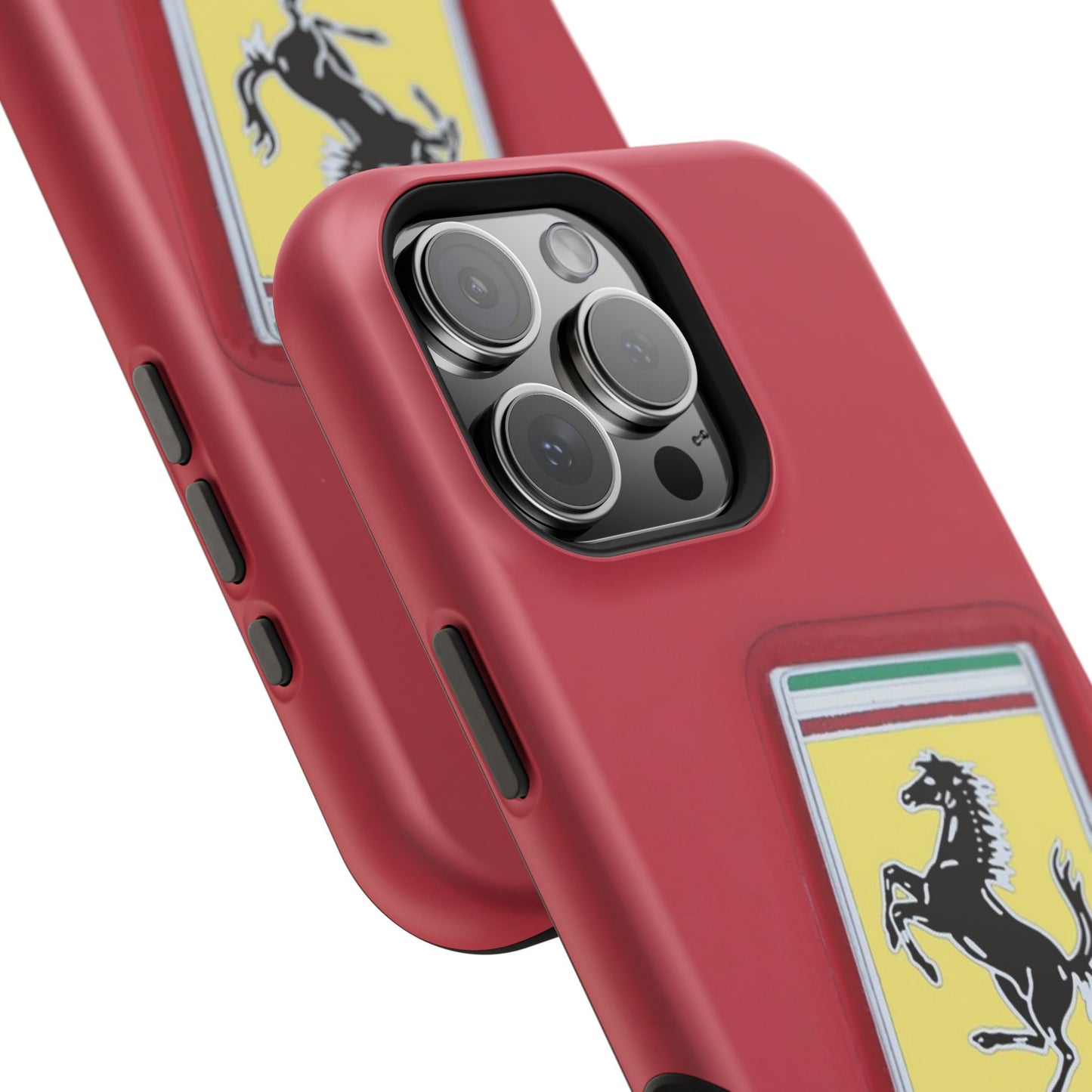 Magnetic iPhone Cases, Legendary Ferrari Badge Design, Tough Phone Case, Protective Cover, Custom Smartphone Shell, Unique Mobile Accessory