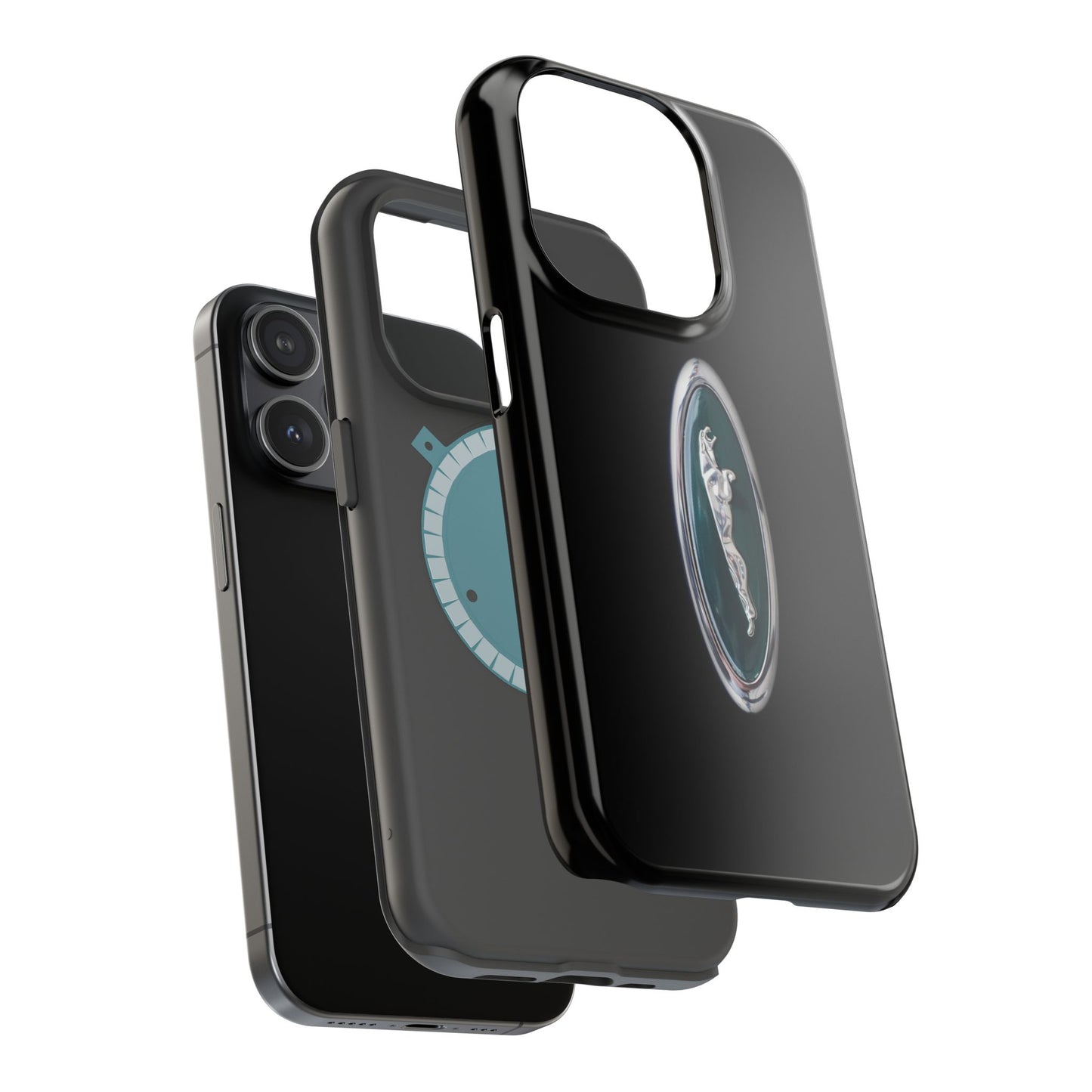 Magnetic Tough Cases, Classic Jaguar 'Leaper' Car Badge, Car Lover Gift, Protective iPhone Cover, Unique Design, Automotive Enthusiast